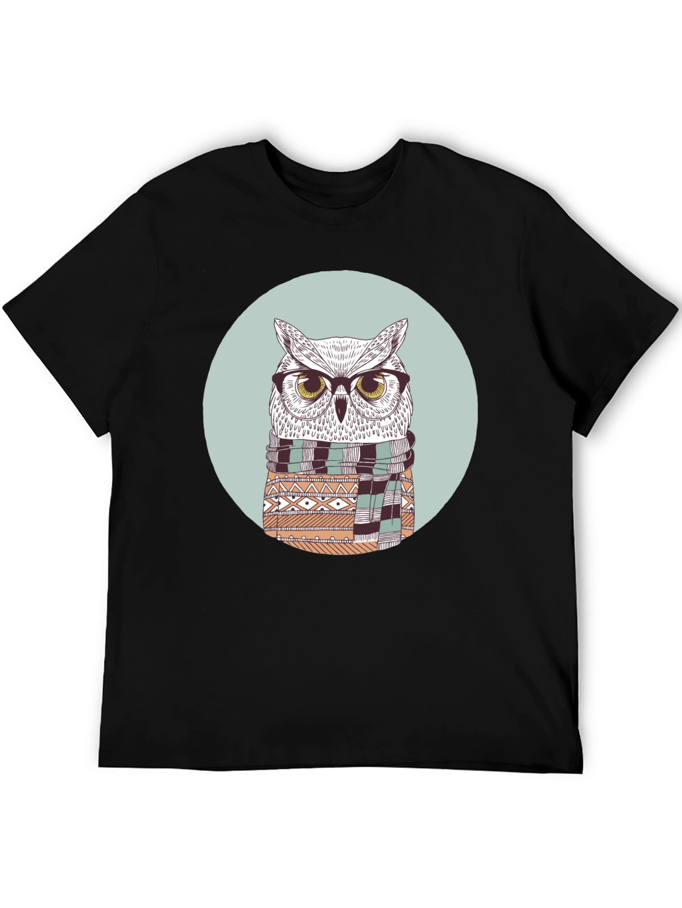 Hipster Owl Graphic Tee - Stylish Bird Lover T-Shirt