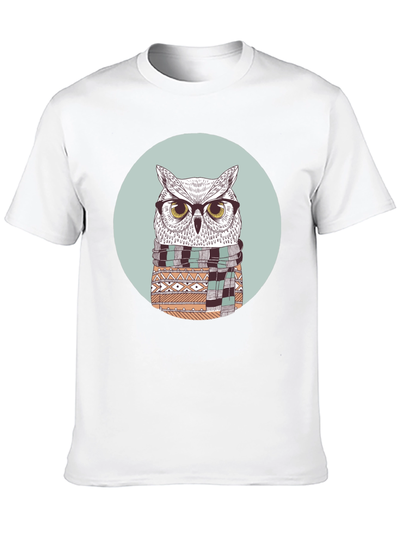 Hipster Owl Graphic Tee - Stylish Bird Lover T-Shirt