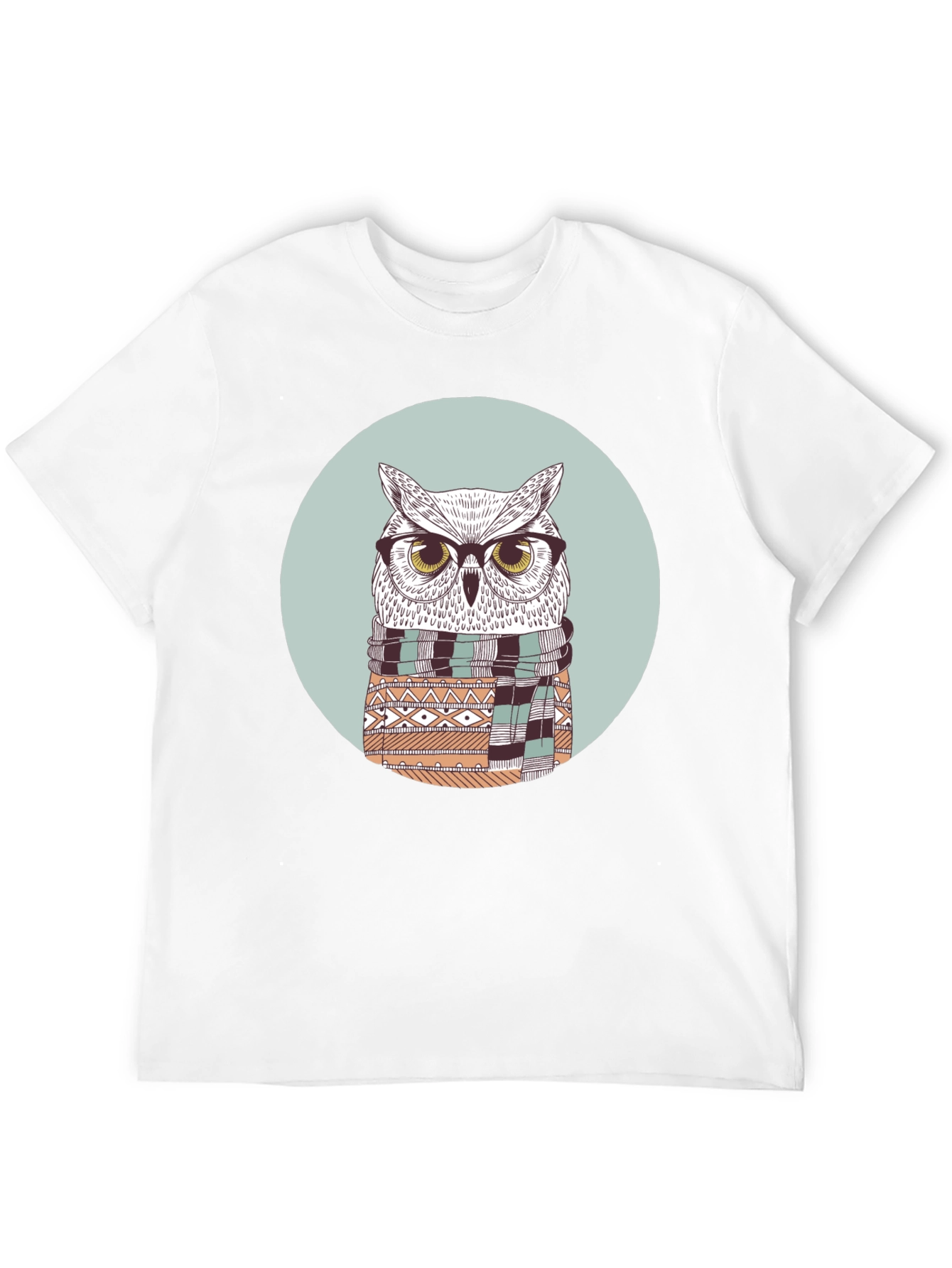 Hipster Owl Graphic Tee - Stylish Bird Lover T-Shirt