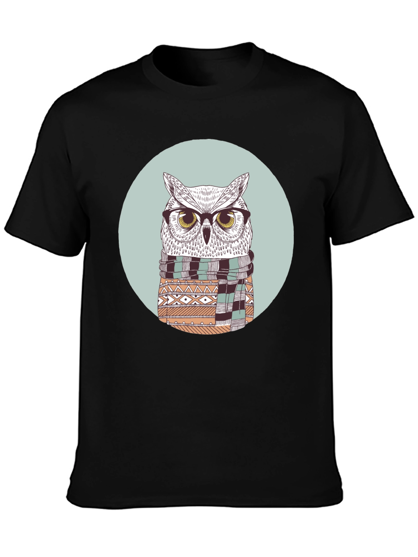 Hipster Owl Graphic Tee - Stylish Bird Lover T-Shirt