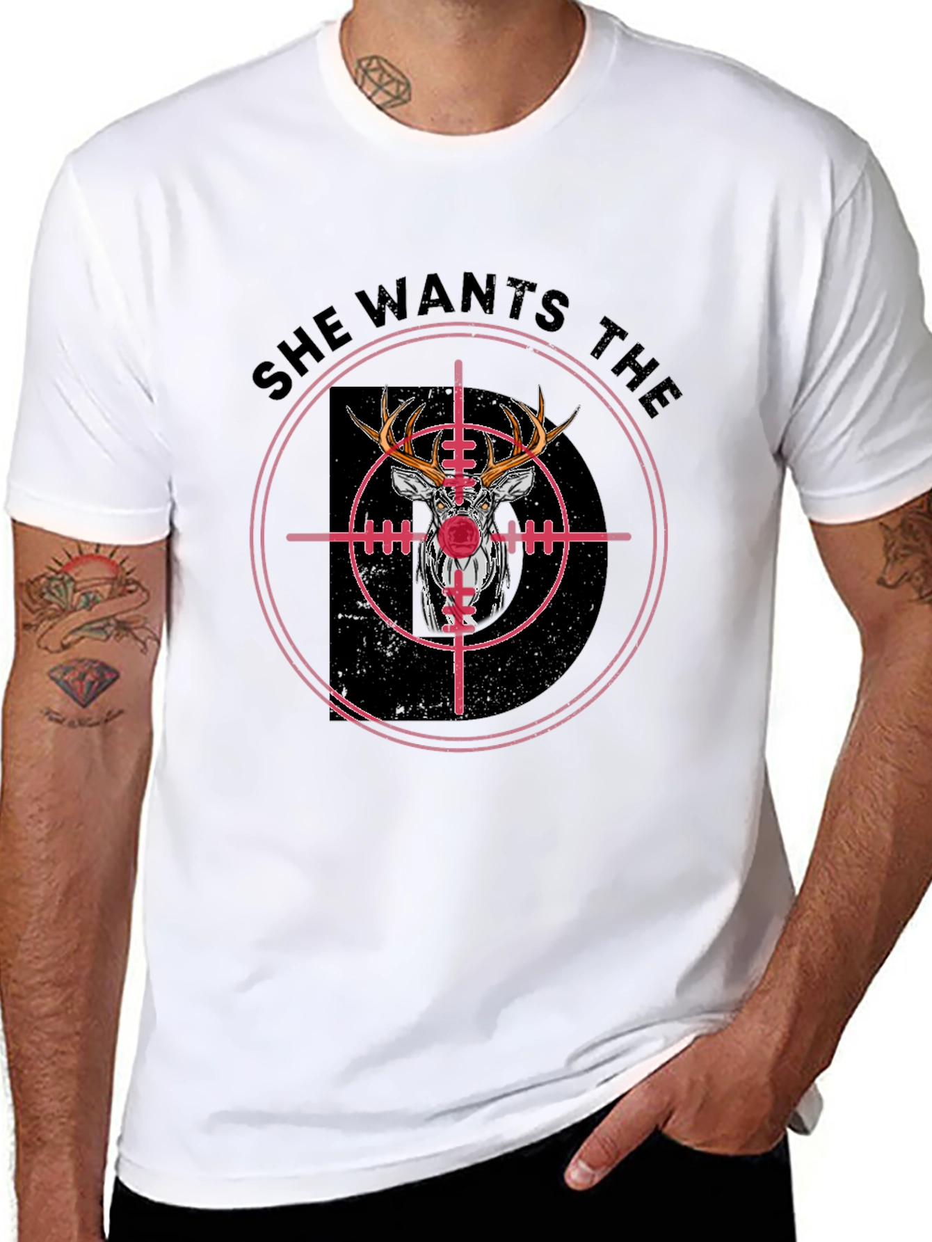 She Wants the Buck Deer Hunting T-Shirt