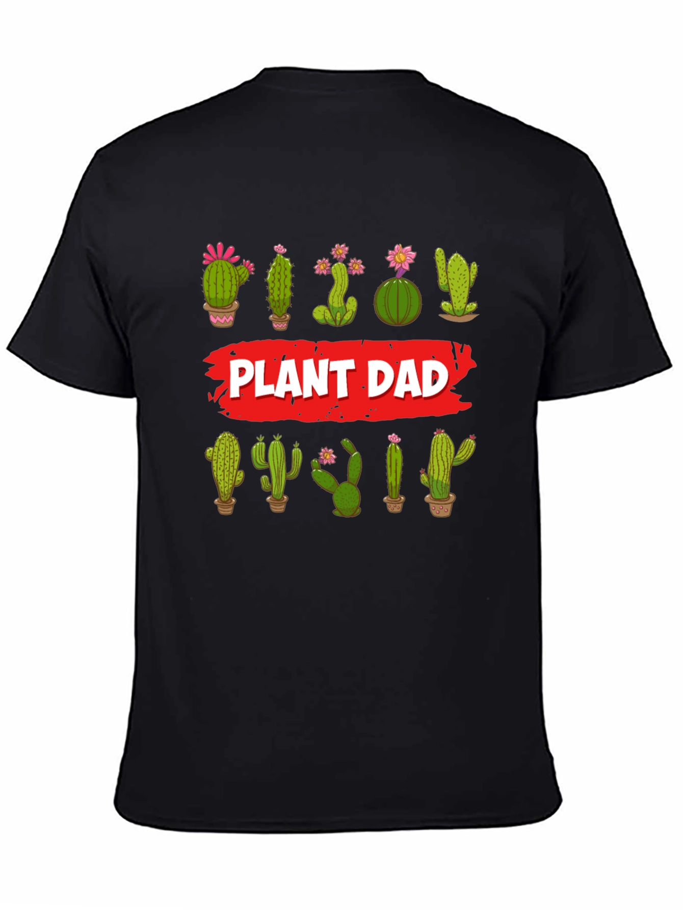 Plant Dad Cactus T-Shirt - Gardener Tee