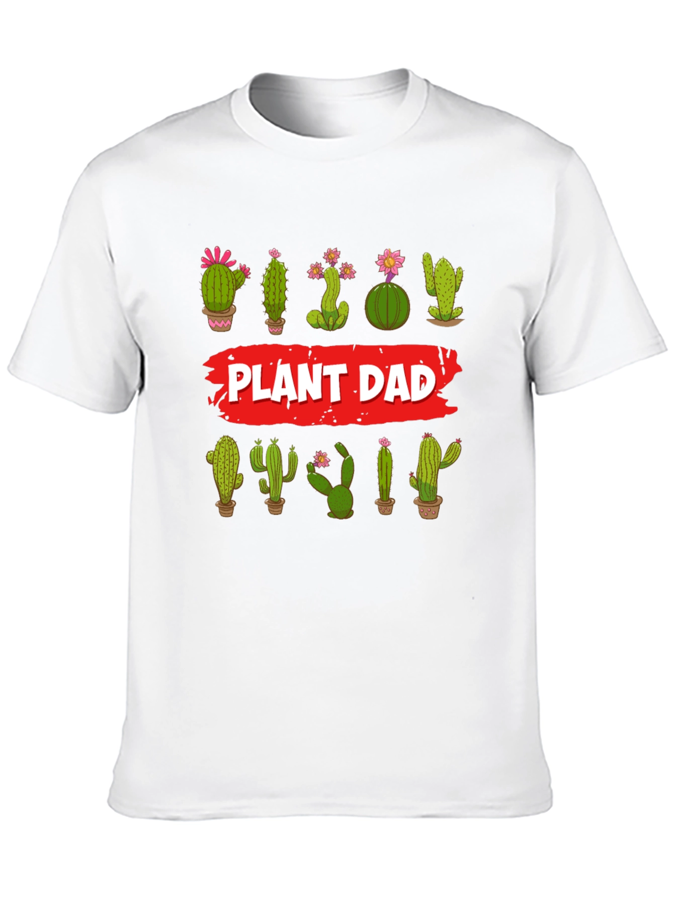 Plant Dad Cactus T-Shirt - Gardener Tee
