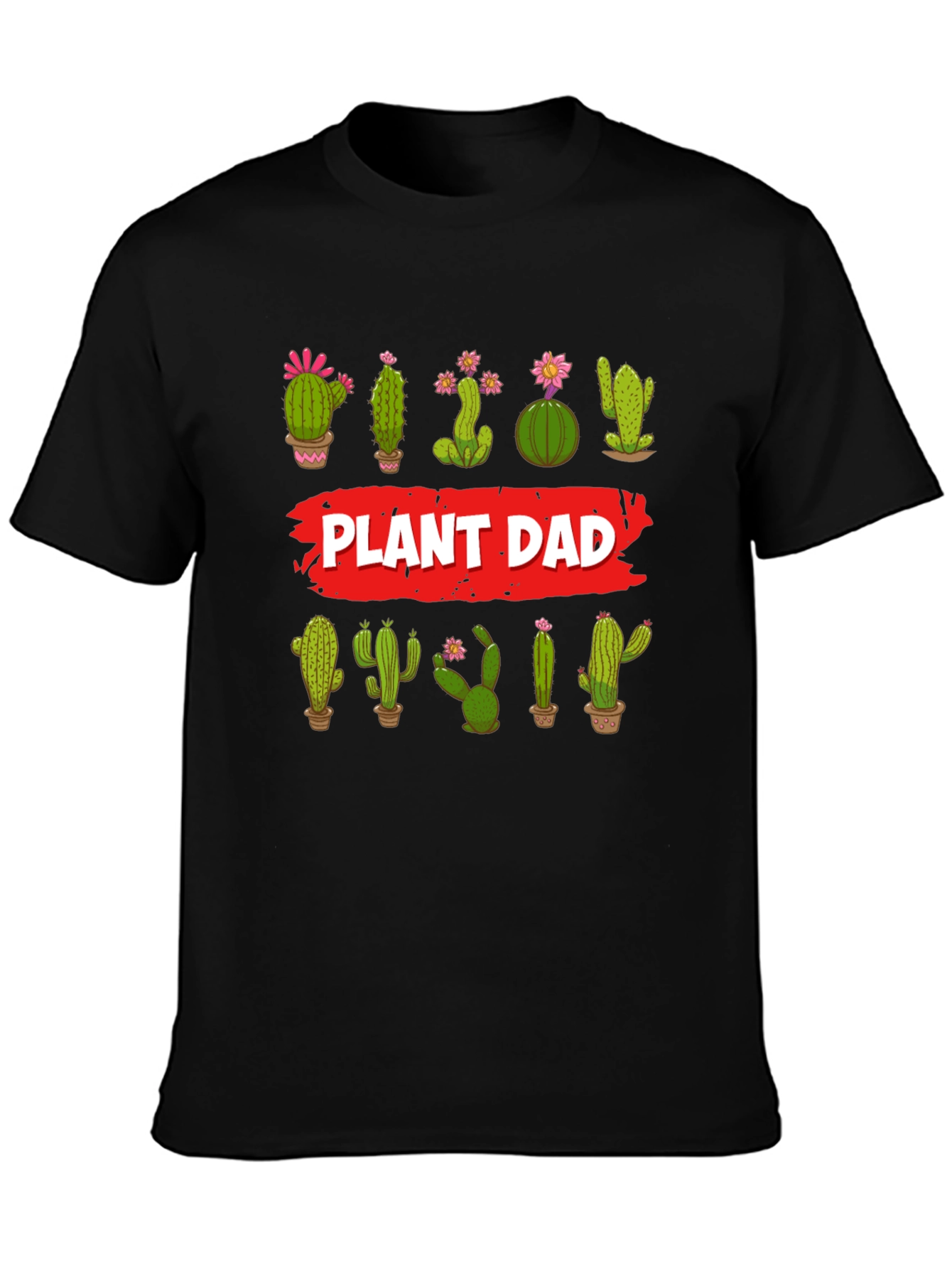 Plant Dad Cactus T-Shirt - Gardener Tee