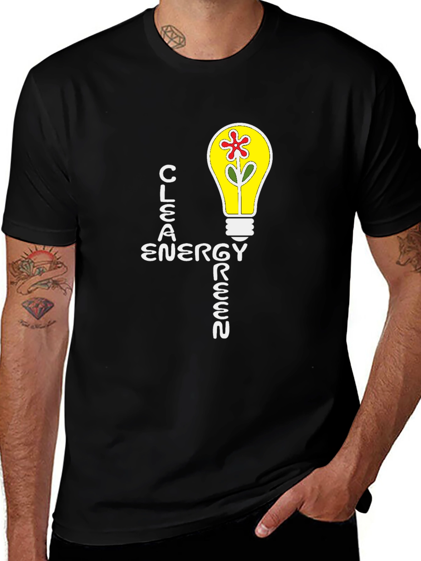 Eco-Friendly Clean Energy Green T-Shirt