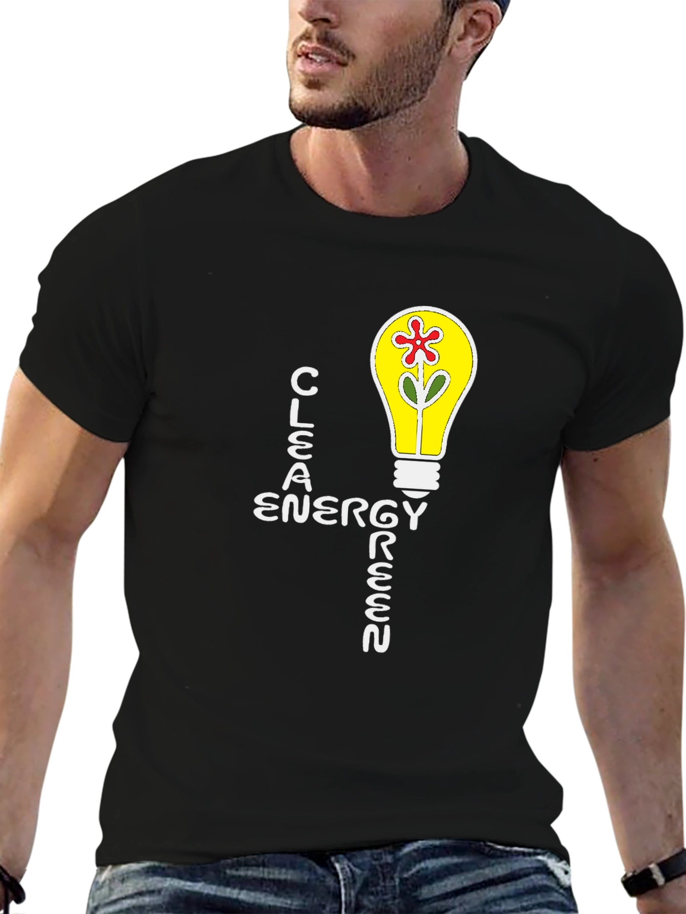Eco-Friendly Clean Energy Green T-Shirt