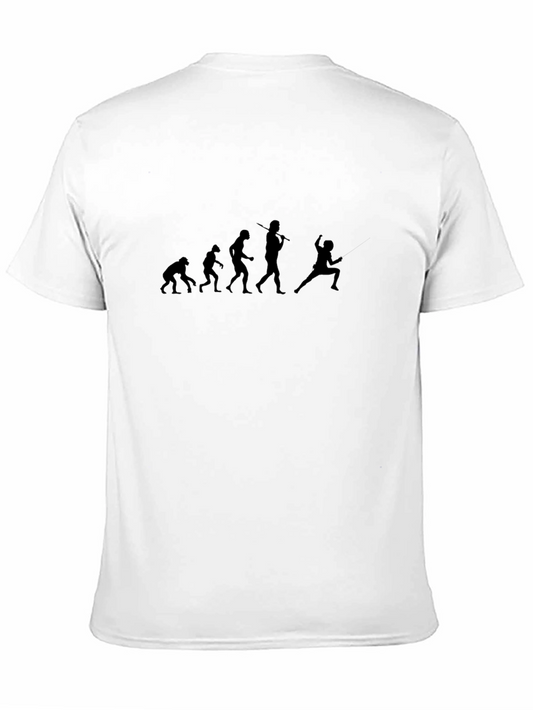 Evolution Black T-Shirt - Mens Fashion