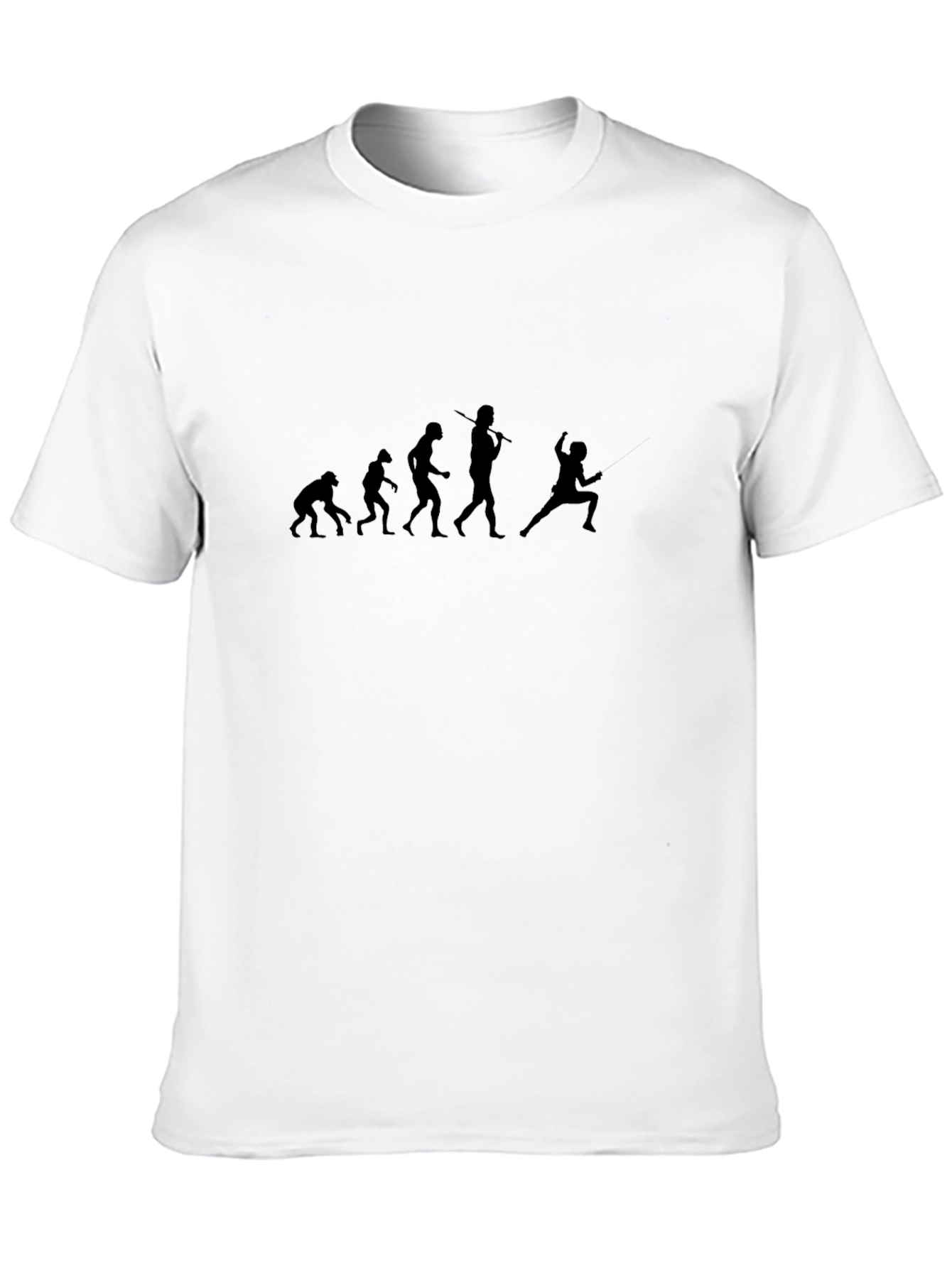 Evolution Black T-Shirt - Mens Fashion