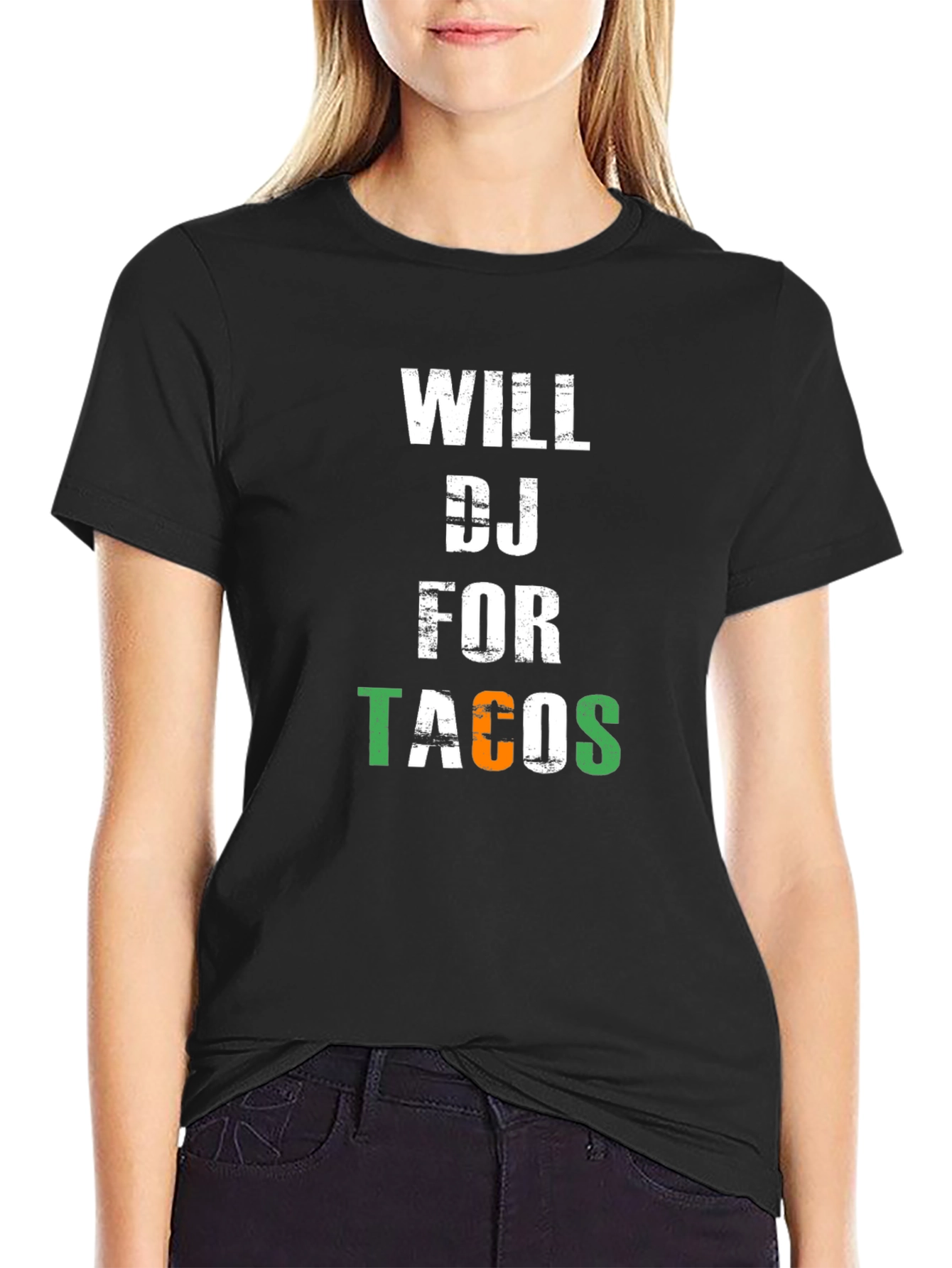 Will DJ for Tacos Graphic T-Shirt