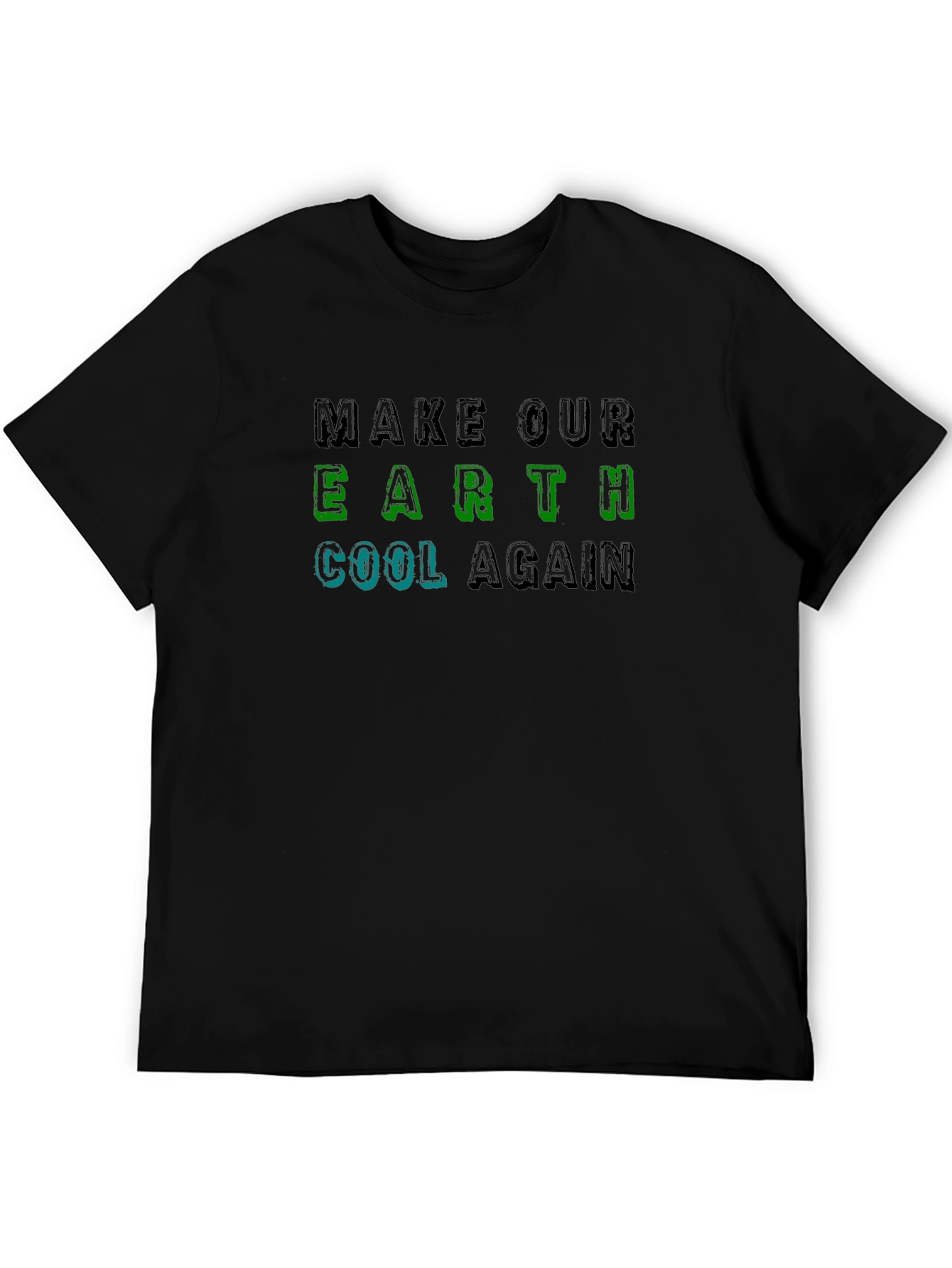 Earth Cool Again Graphic Tee - Climate Awareness