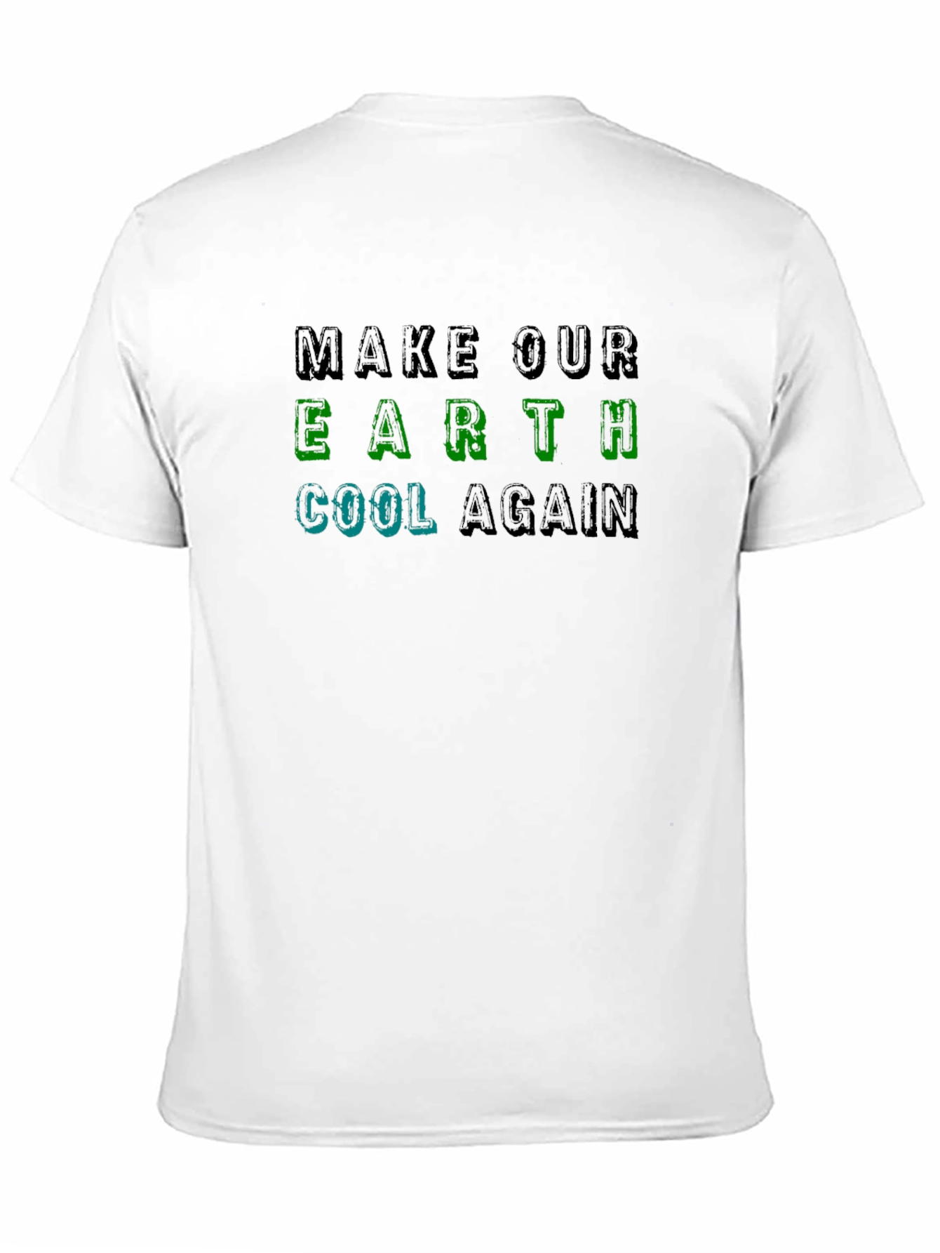 Earth Cool Again Graphic Tee - Climate Awareness