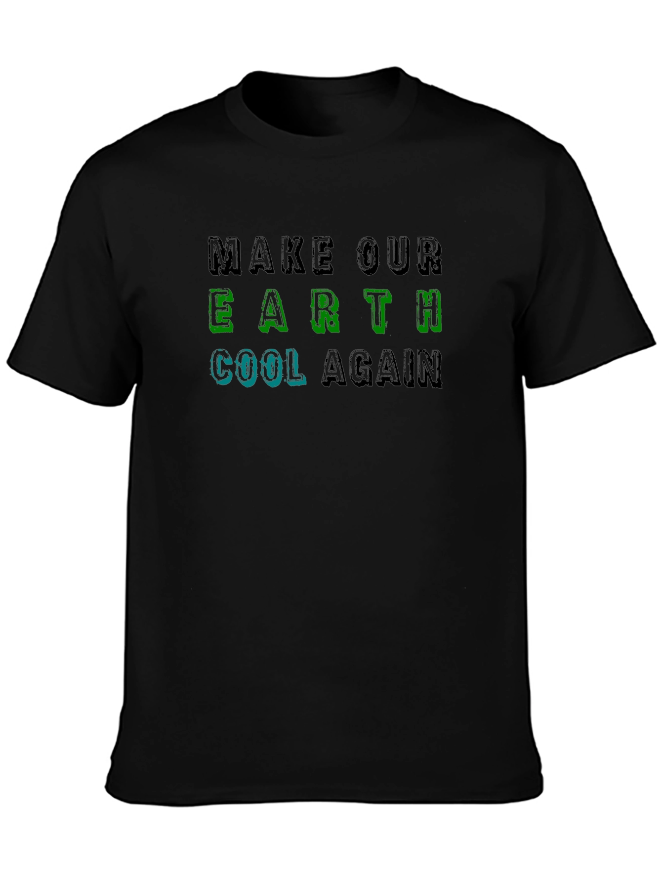 Earth Cool Again Graphic Tee - Climate Awareness