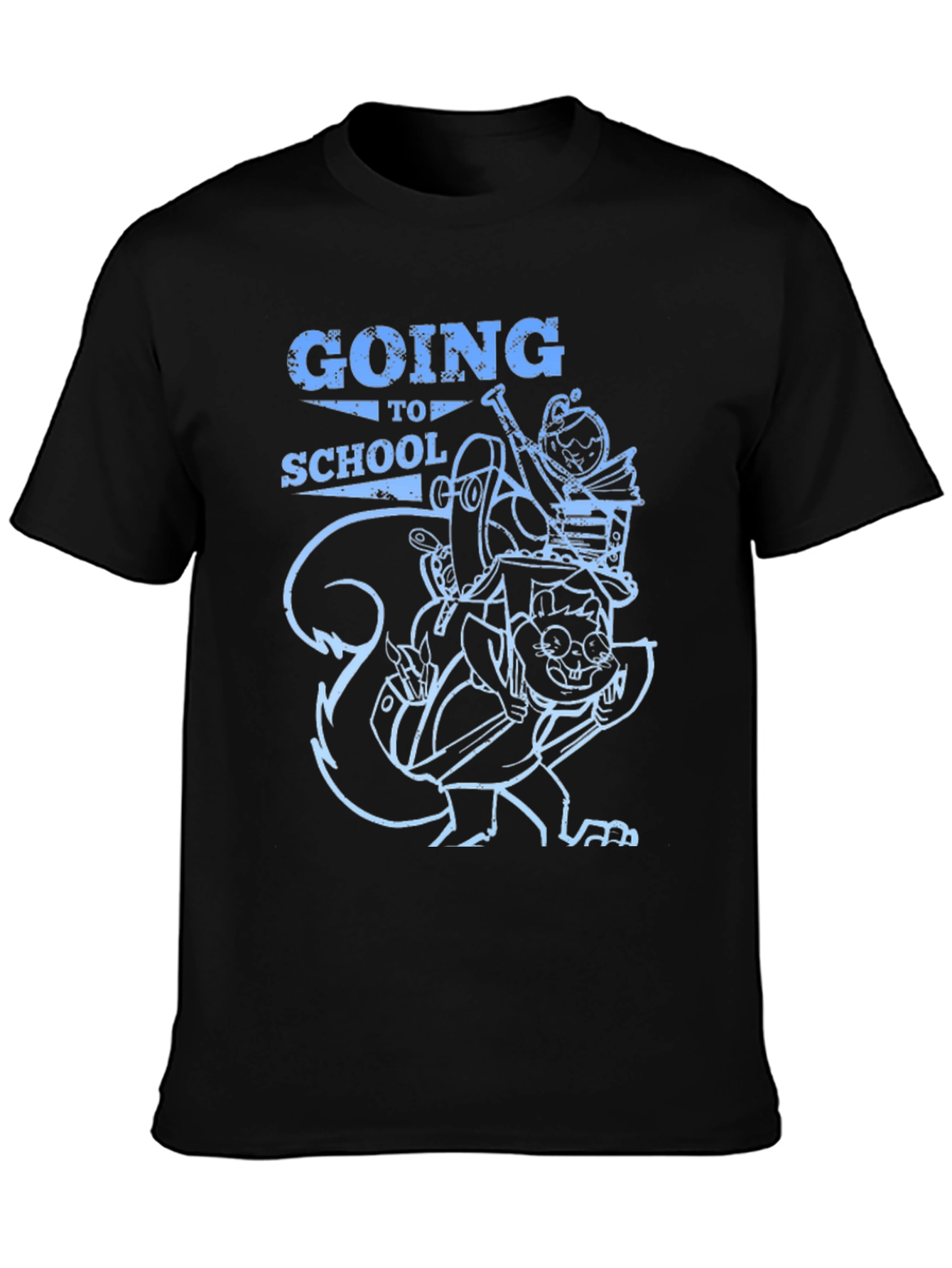 Going To School Graphic T-Shirt