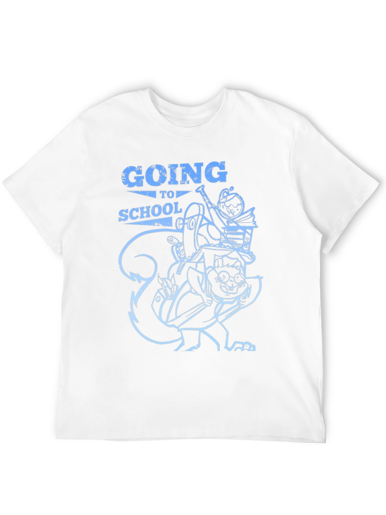 Going To School Graphic T-Shirt