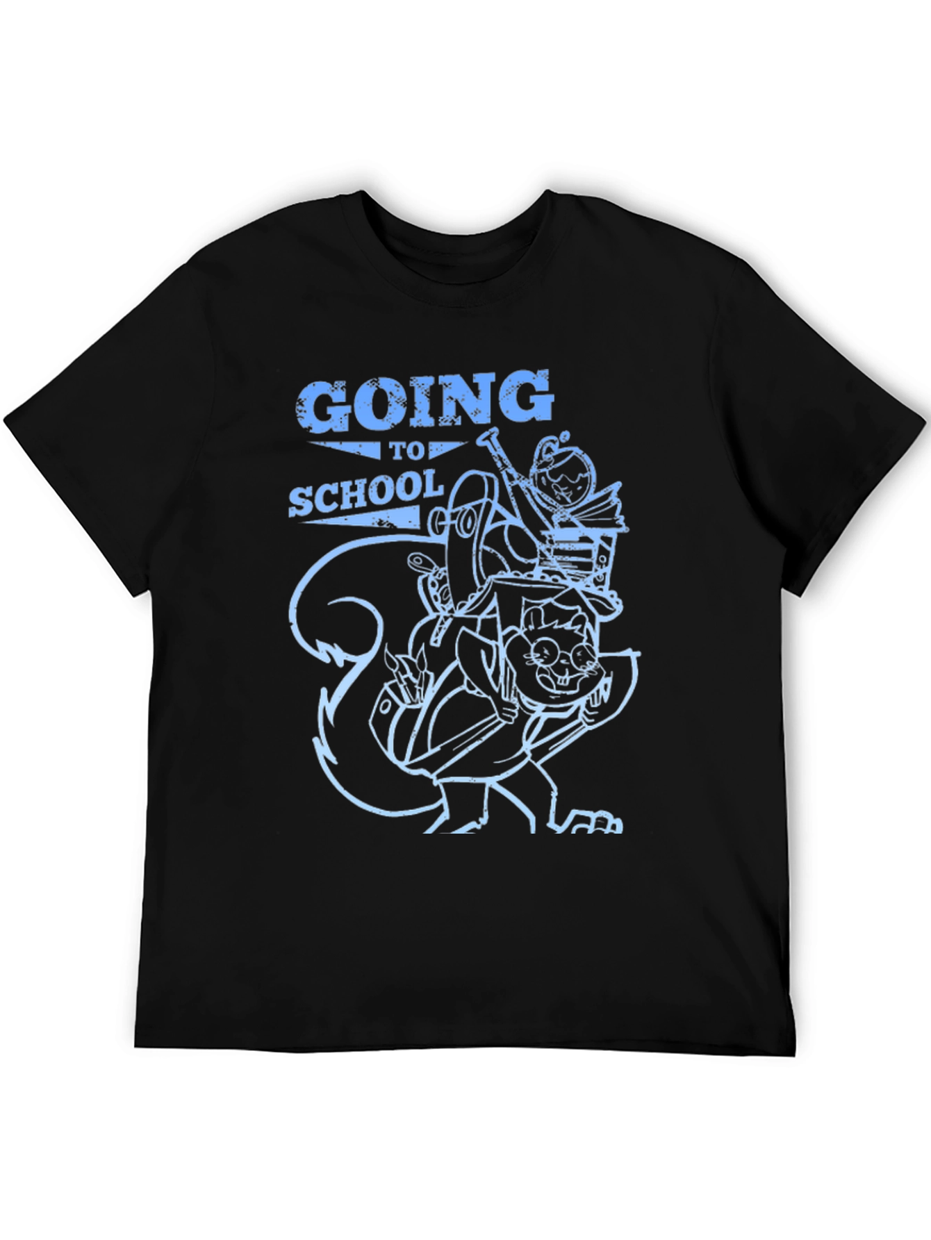 Going To School Graphic T-Shirt