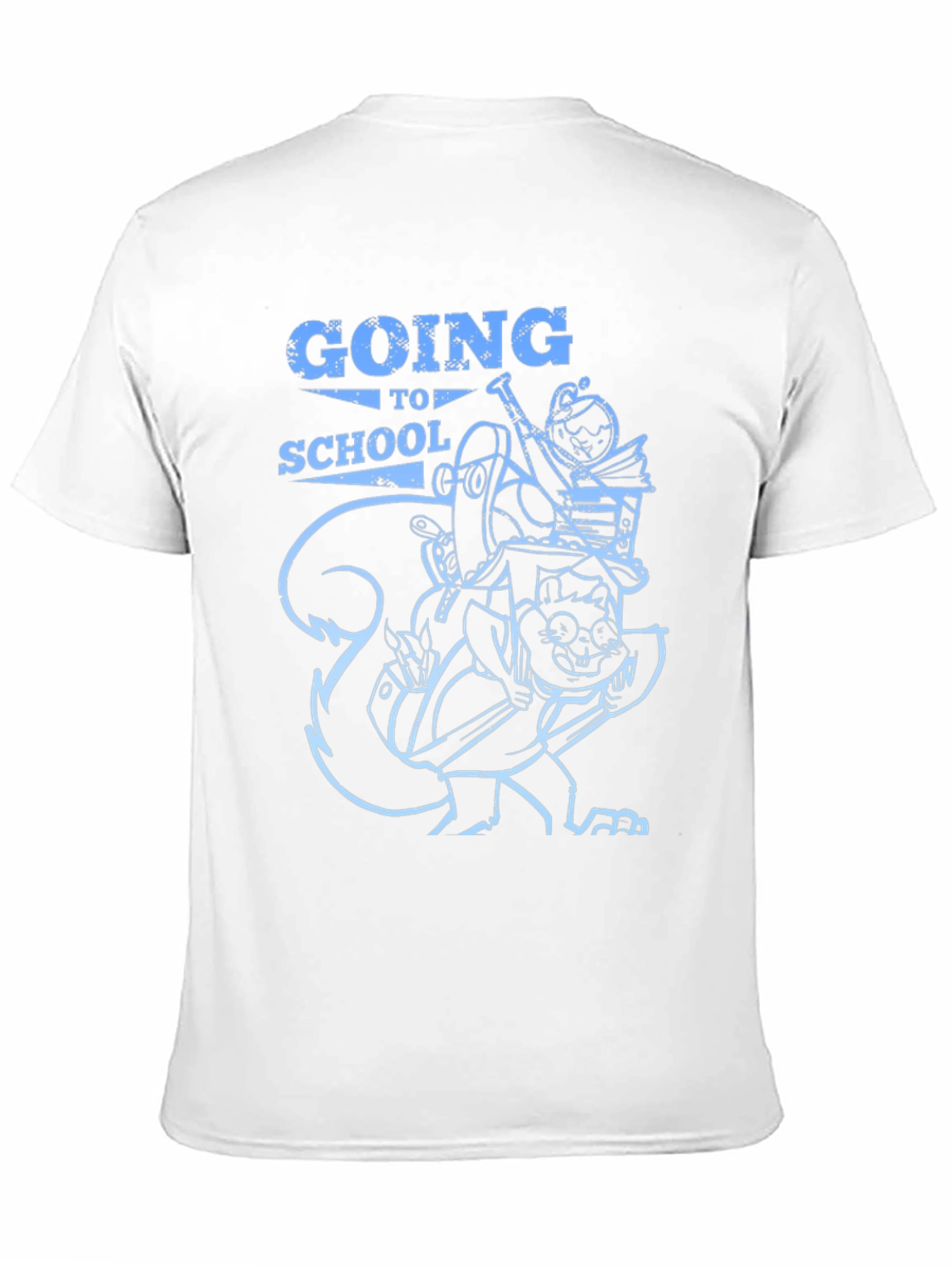 Going To School Graphic T-Shirt
