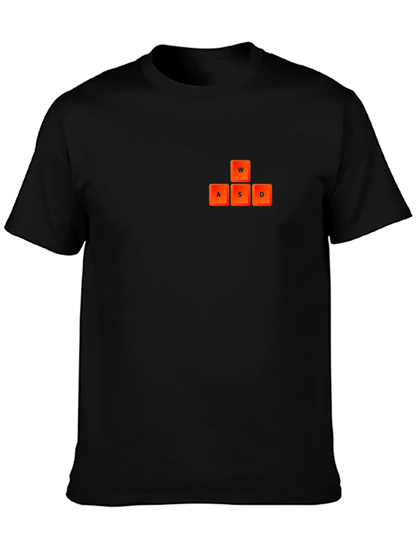 WASD Gaming Keyboard T-Shirt - Black
