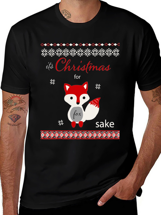 Funny Christmas Fox T-Shirt