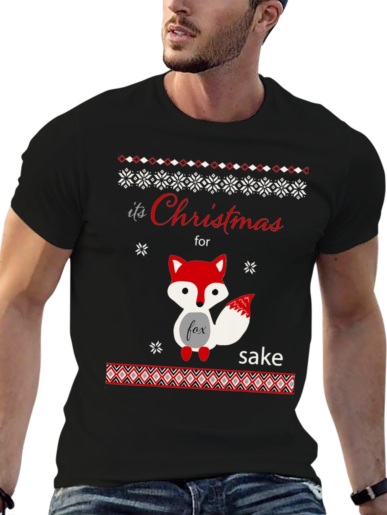 Funny Christmas Fox T-Shirt