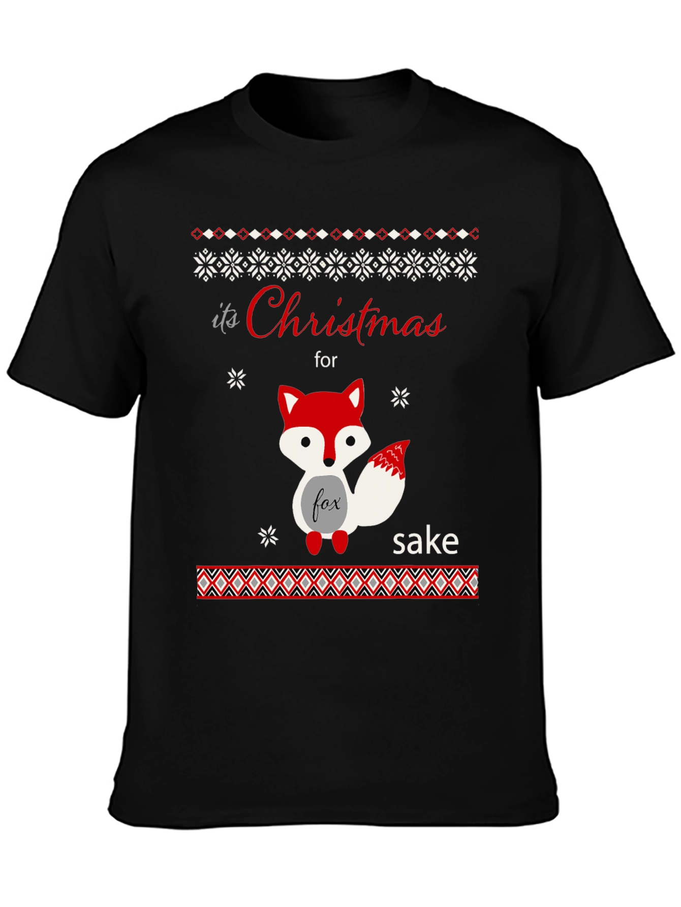 Funny Christmas Fox T-Shirt