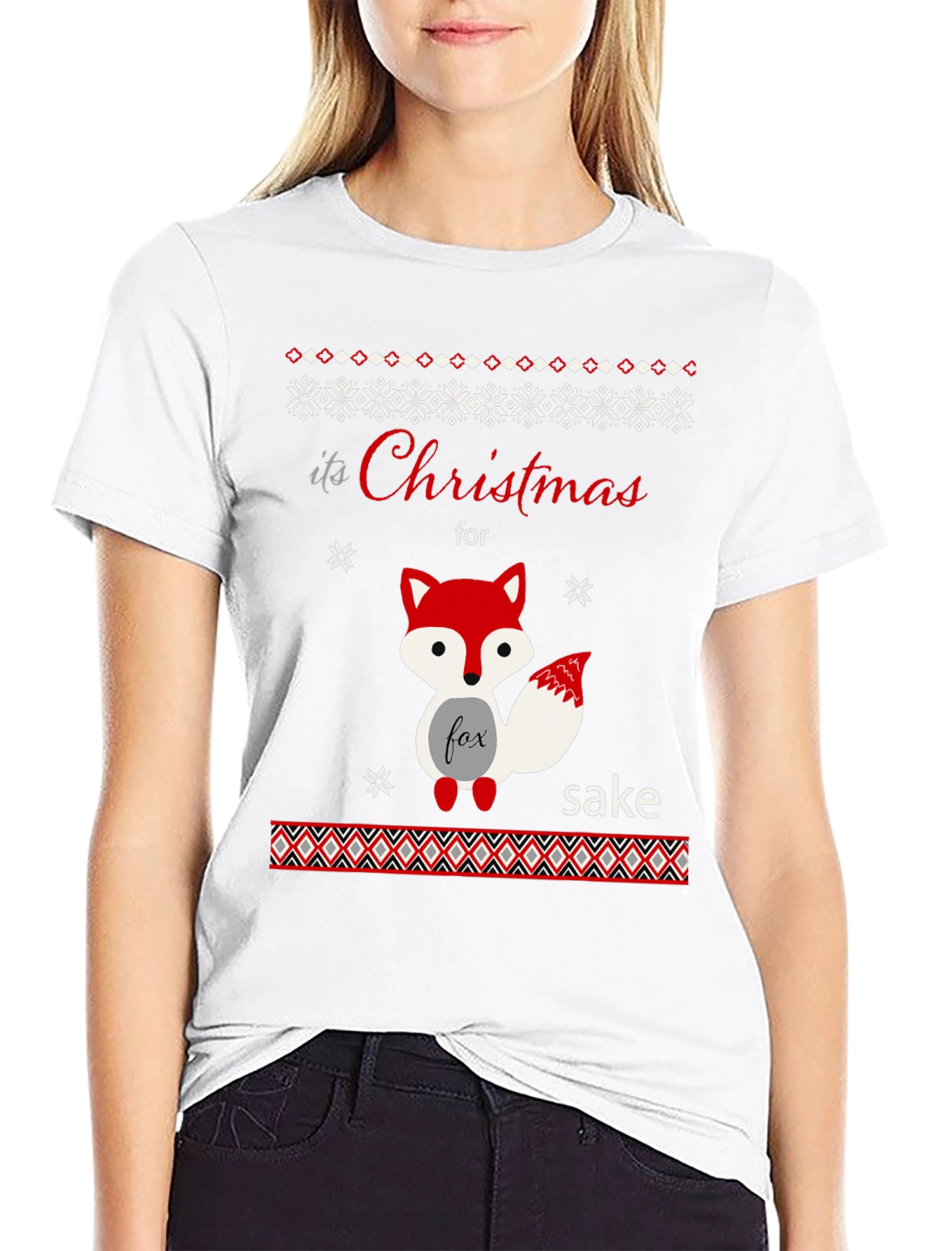 Funny Christmas Fox T-Shirt