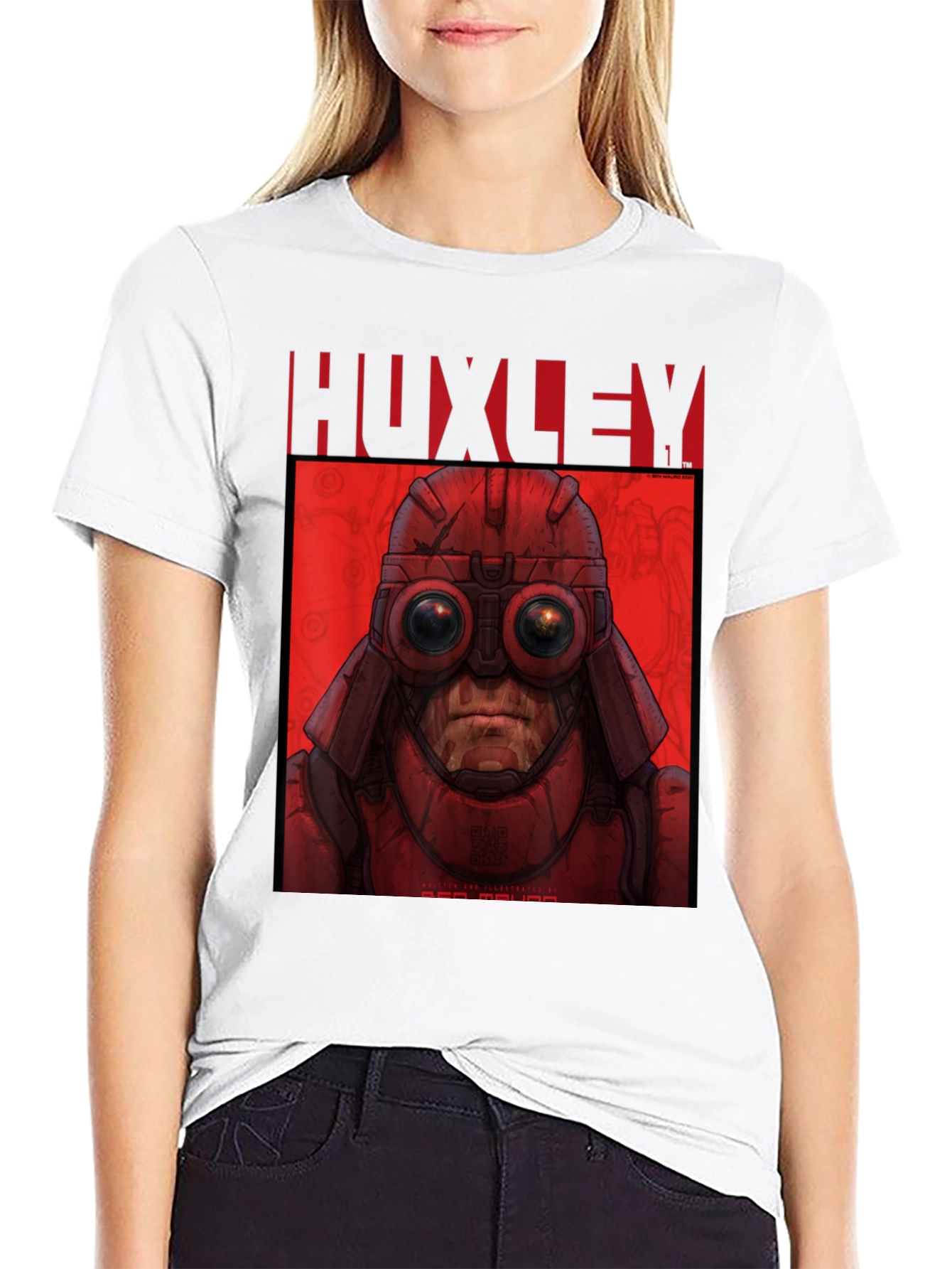 HUXLEY Red MAU MAU Graphic T-Shirt