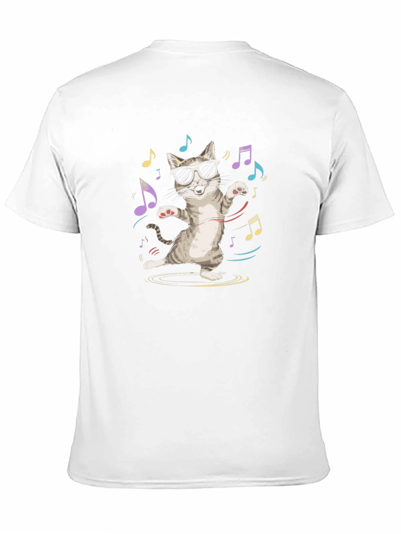 Cool Cat Music T-Shirt - Unisex Cotton Tee