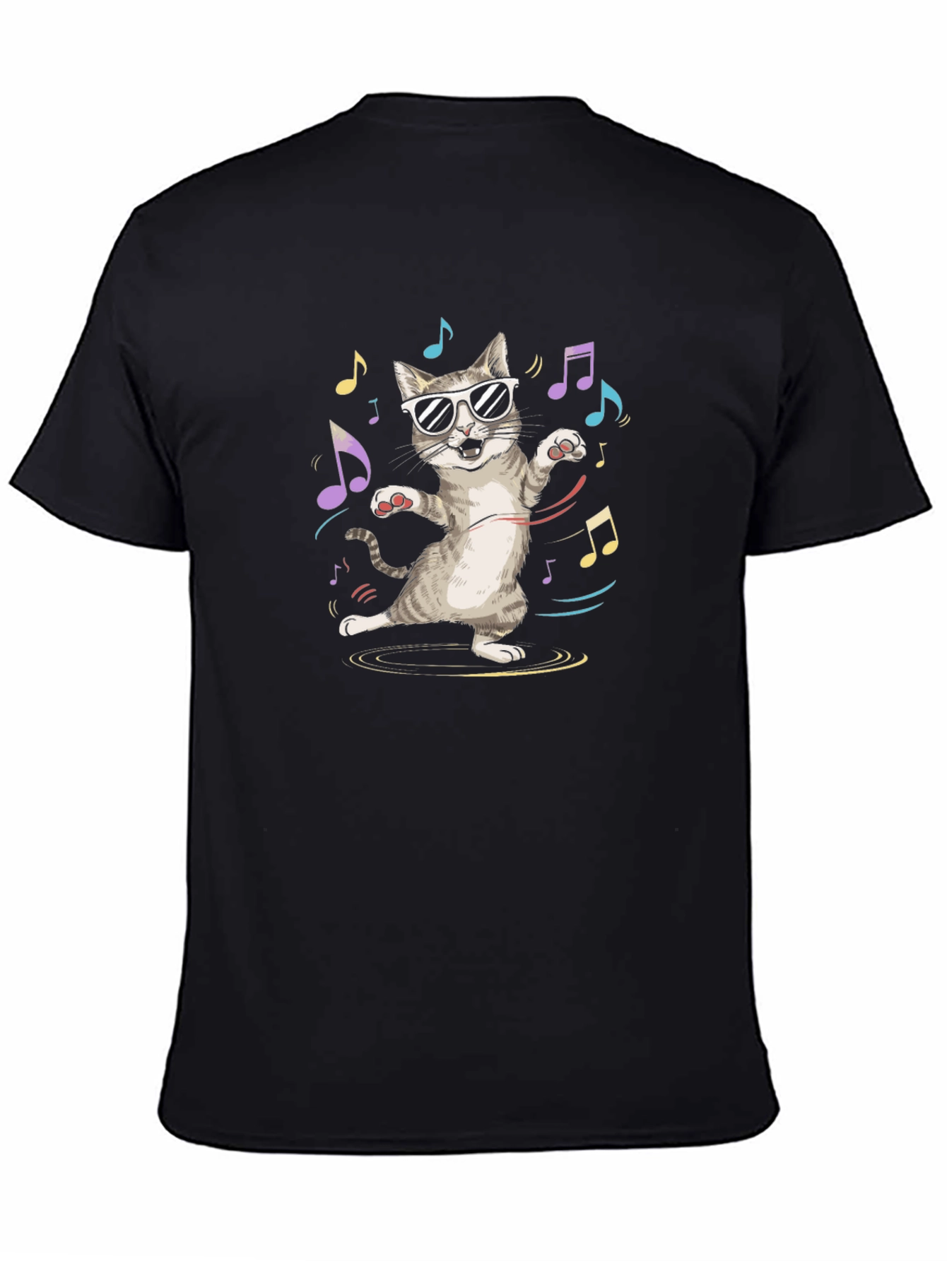 Cool Cat Music T-Shirt - Unisex Cotton Tee