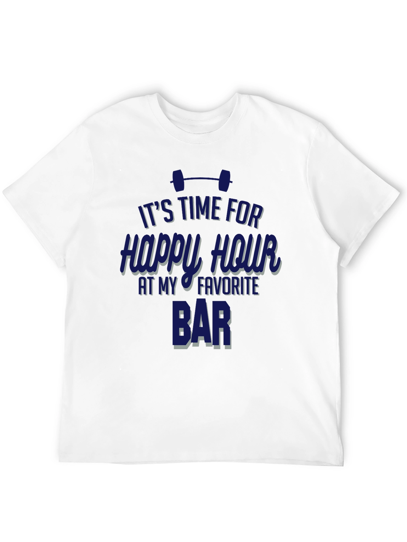 Gym Happy Hour Graphic T-Shirt