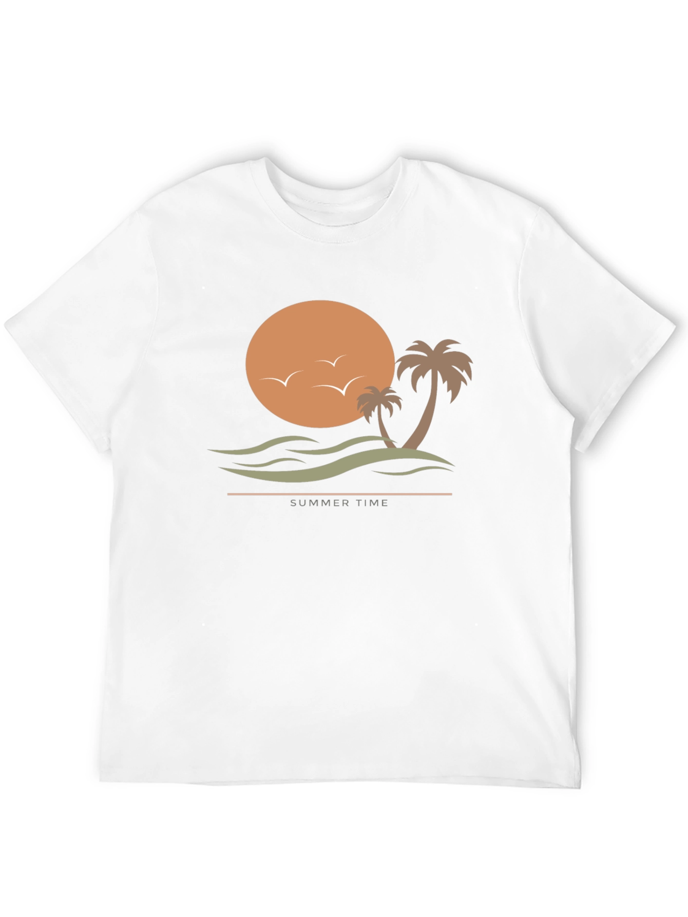 Summer Time Graphic Tee - Black T-Shirt