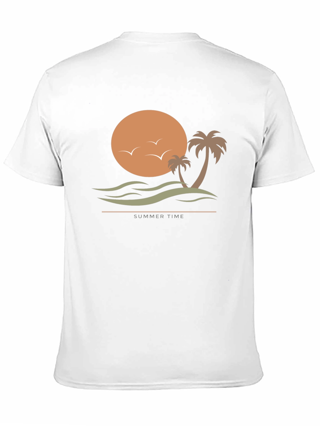 Summer Time Graphic Tee - Black T-Shirt