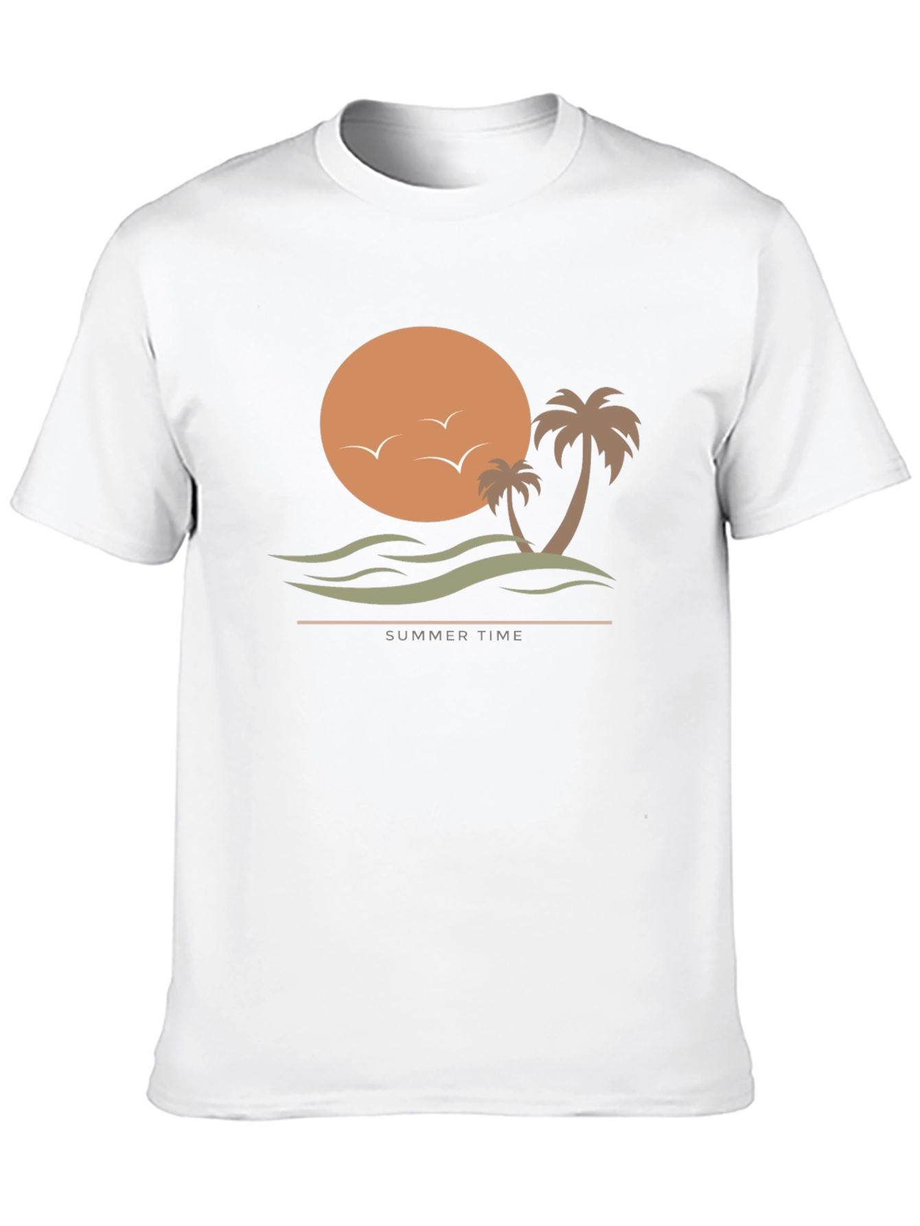 Summer Time Graphic Tee - Black T-Shirt