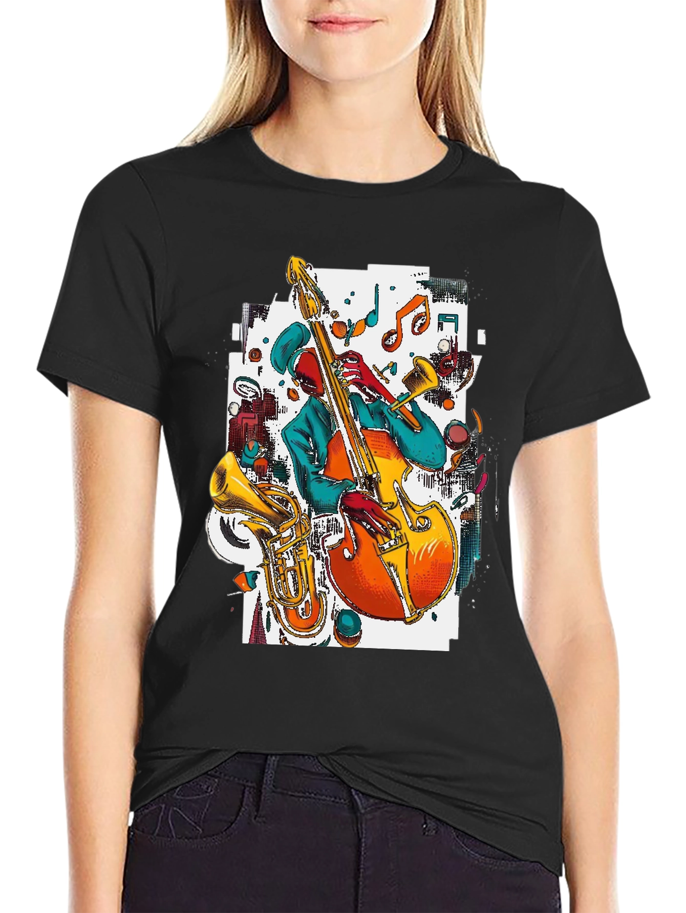 Jazz Musician Graphic Tee