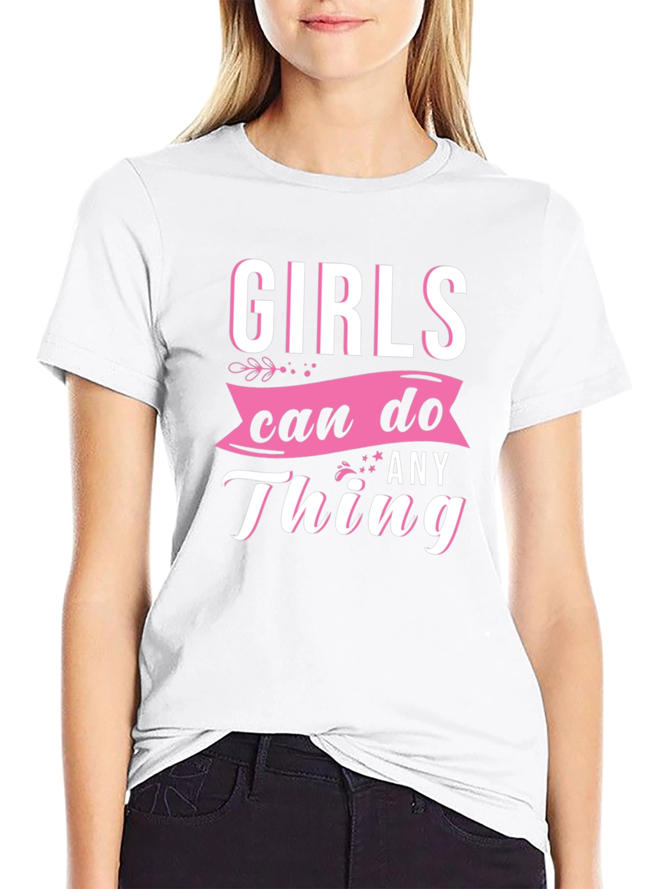 Girls Can Do Anything Graphic Tee