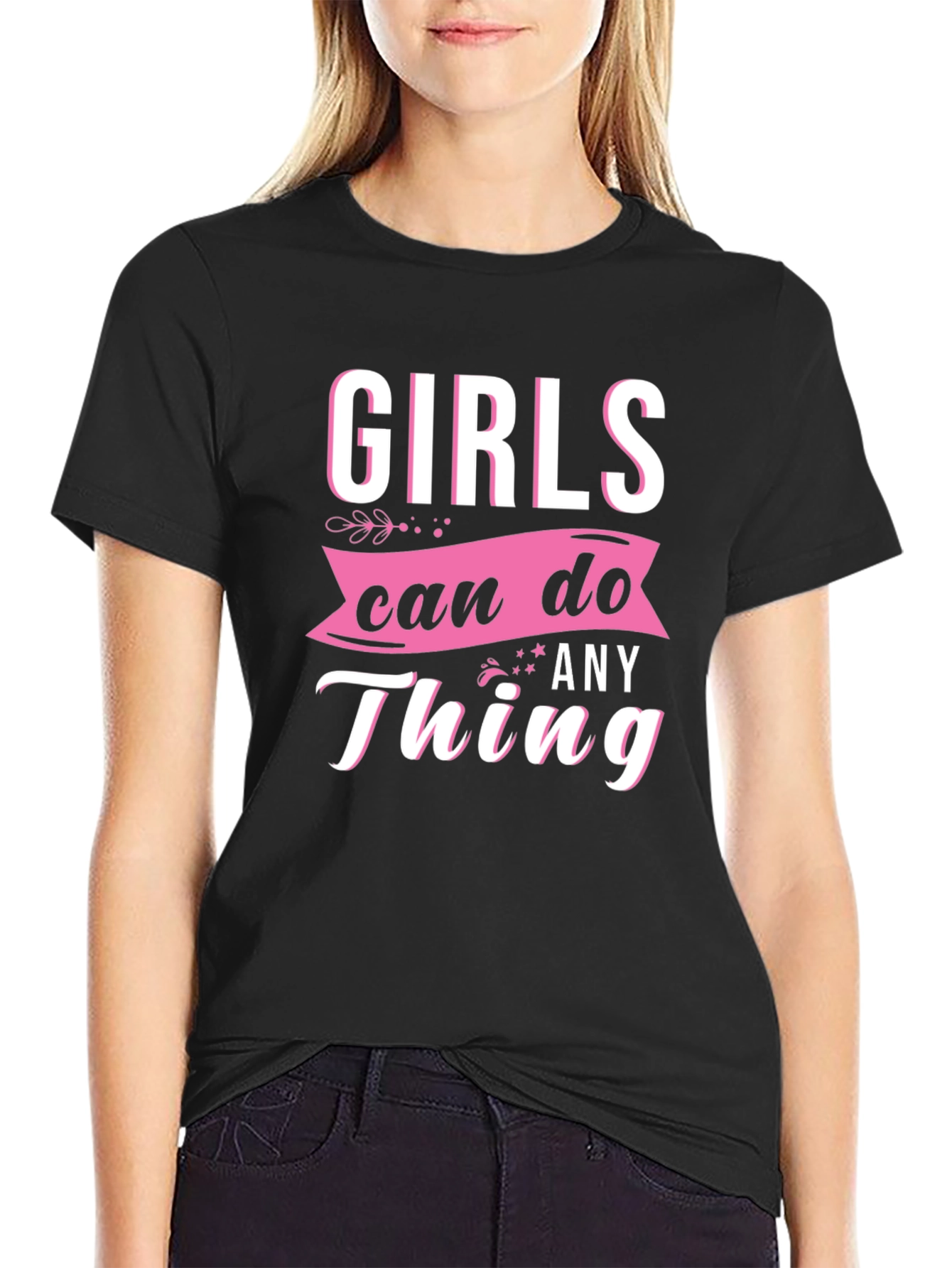 Girls Can Do Anything Graphic Tee