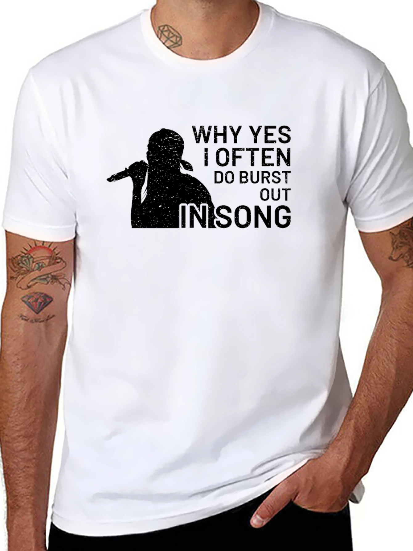 Burst Out In Song Graphic Tee