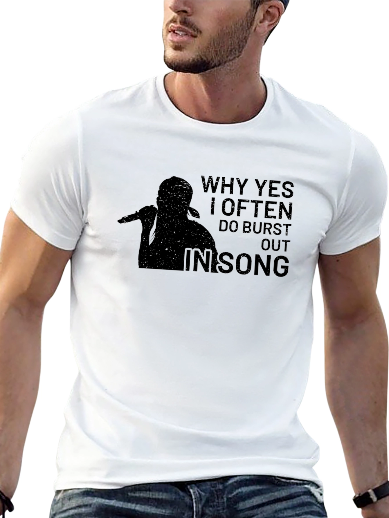 Burst Out In Song Graphic Tee