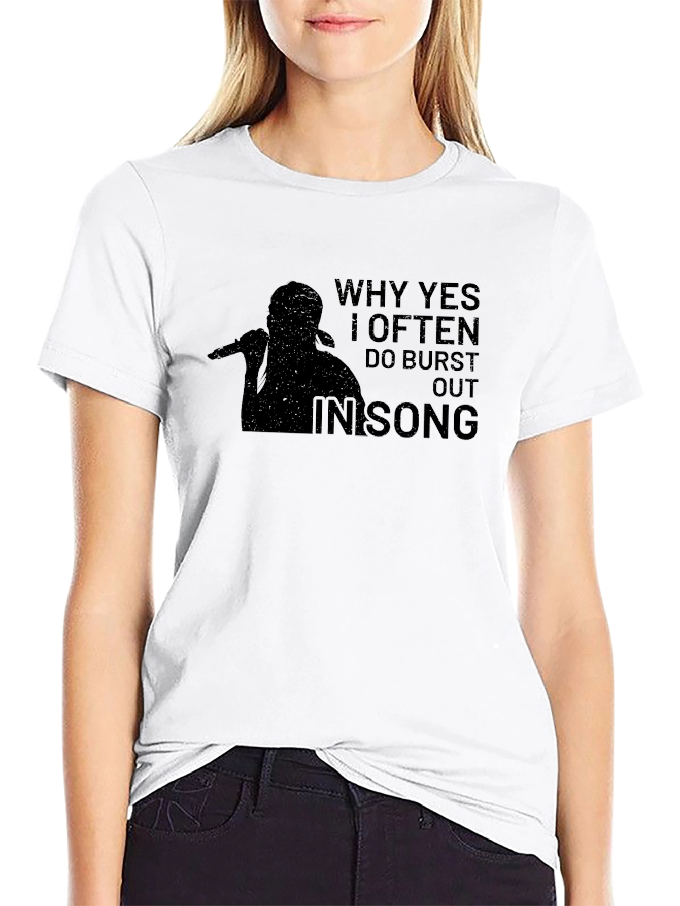 Burst Out In Song Graphic Tee