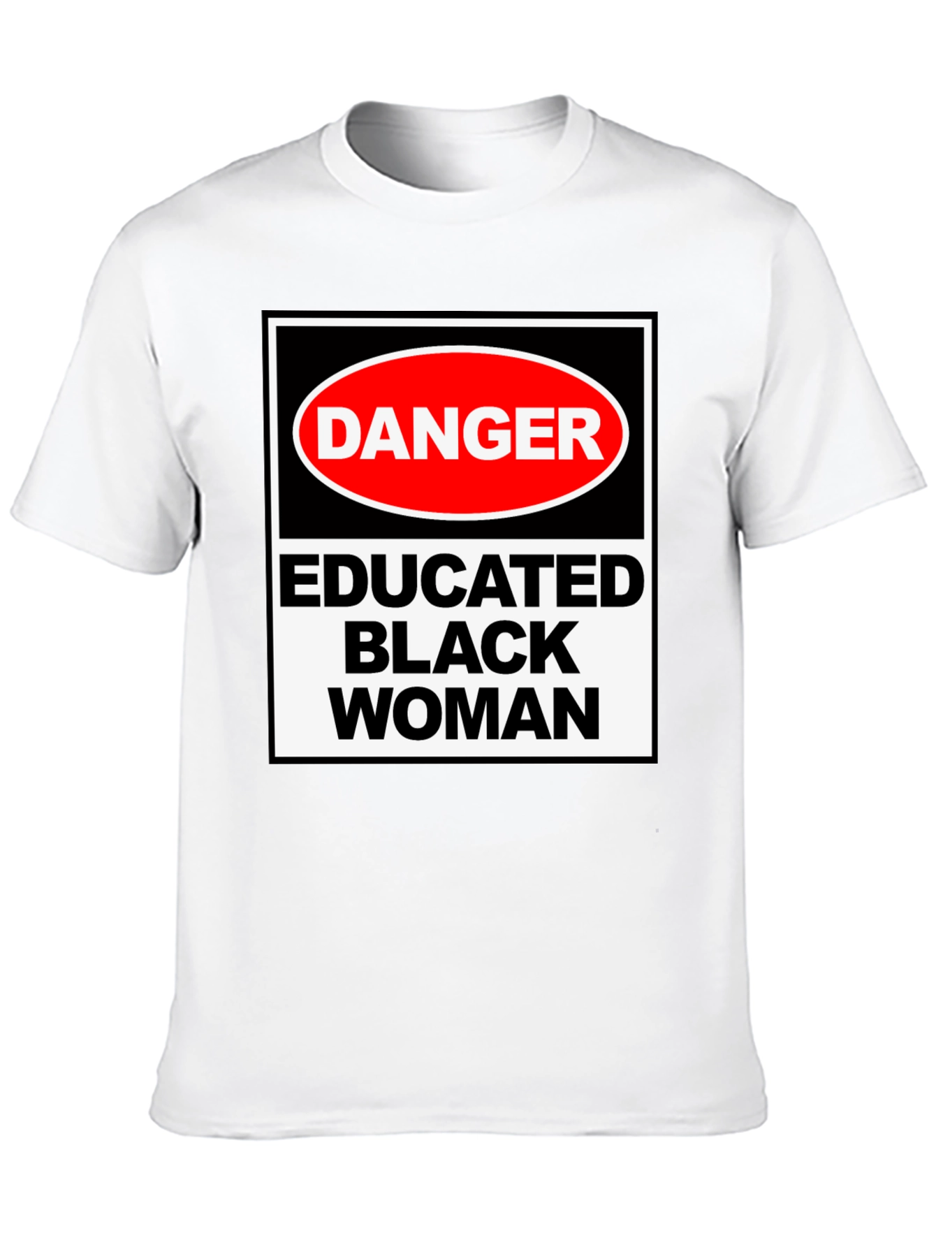 Danger Educated Black Woman Graphic Tee