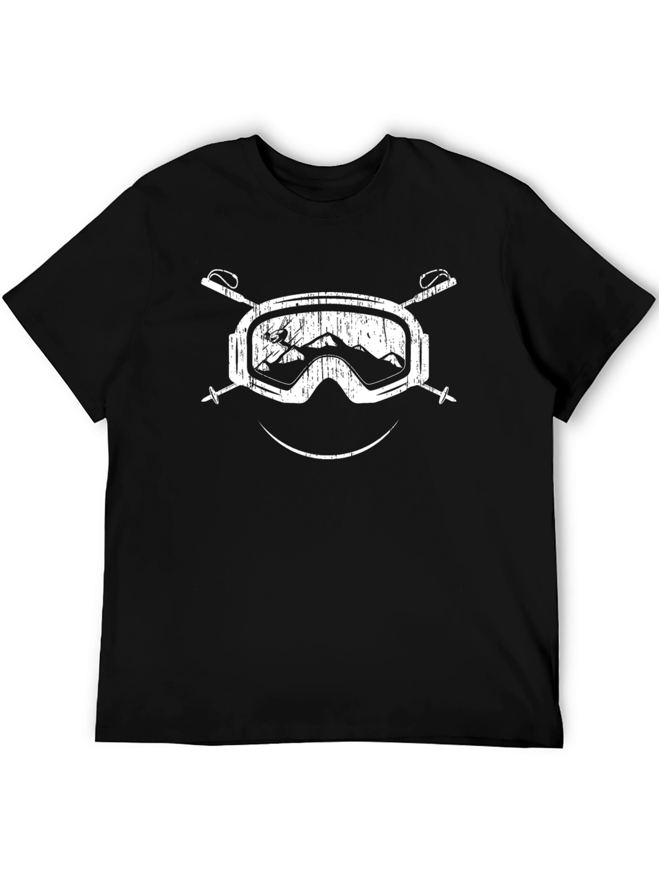 Ski Goggles Graphic T-Shirt - Mountain Adventure Tee