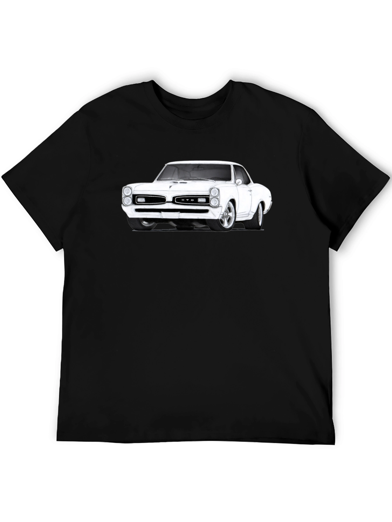 Classic Car Graphic Tee - Mens Black T-Shirt