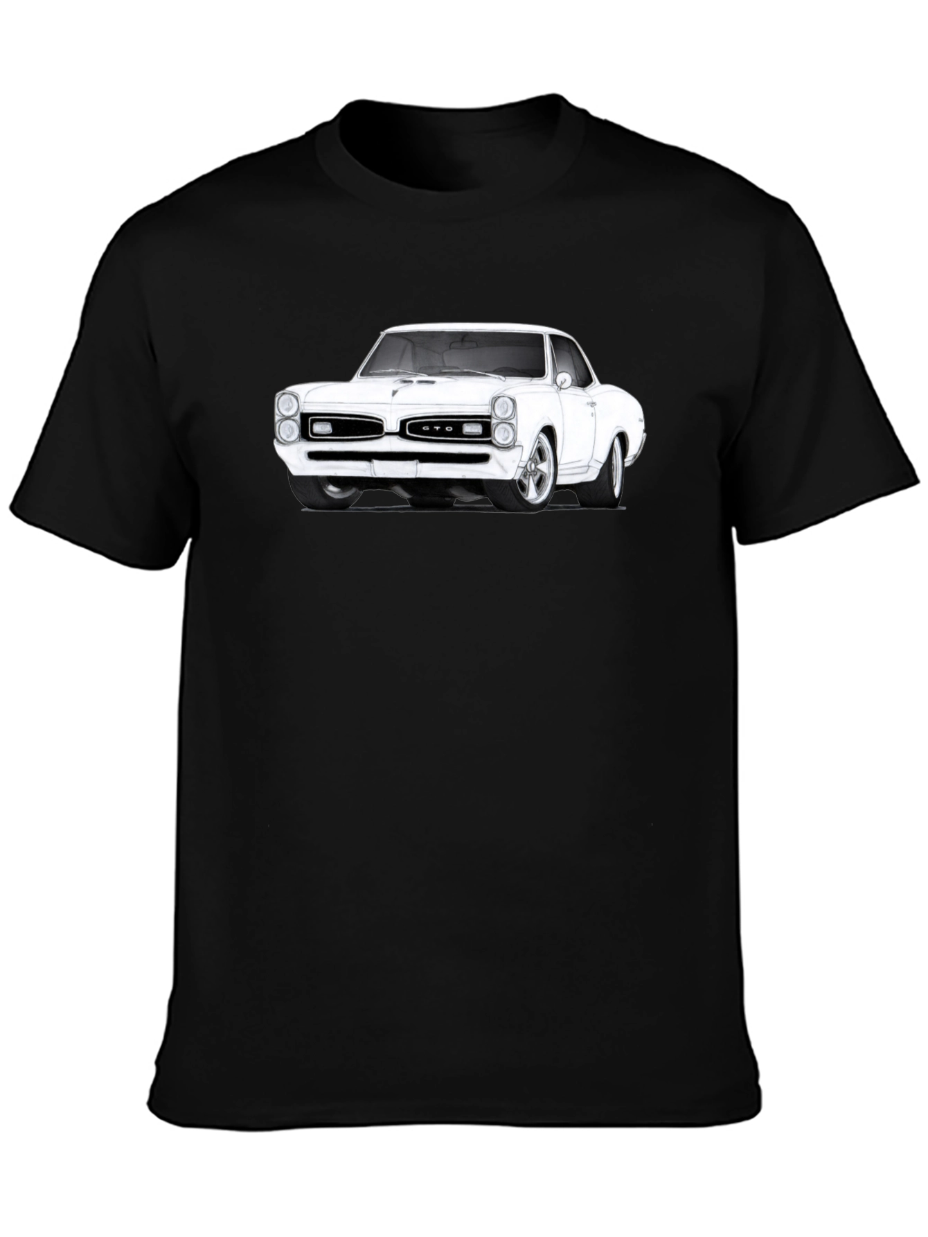 Classic Car Graphic Tee - Mens Black T-Shirt