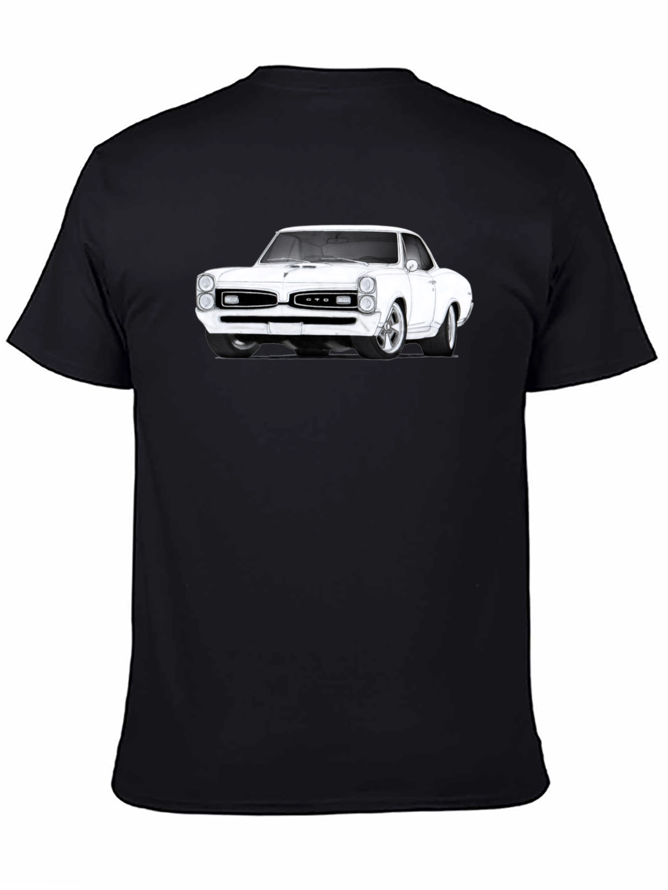 Classic Car Graphic Tee - Mens Black T-Shirt