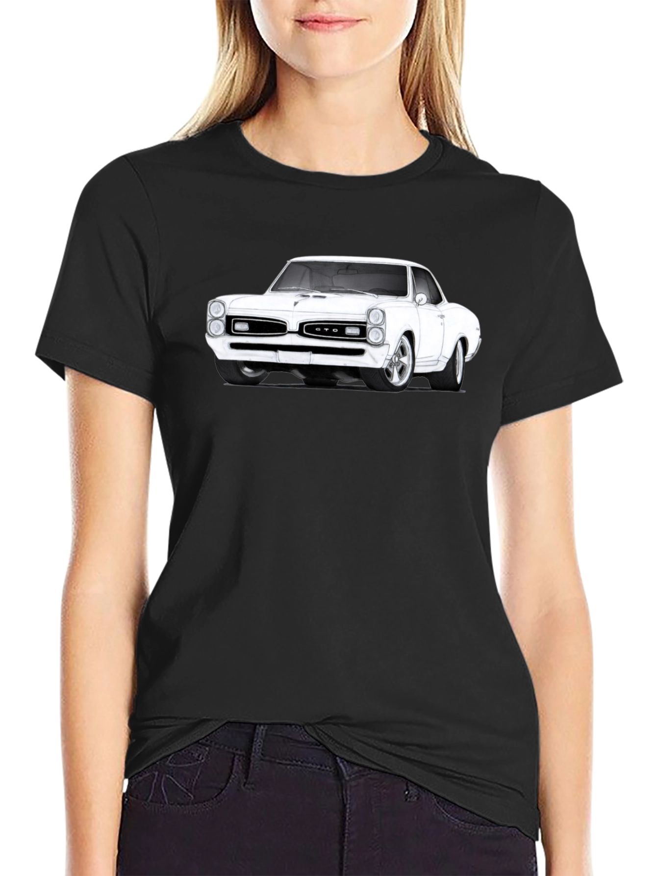 Classic Car Graphic Tee - Mens Black T-Shirt