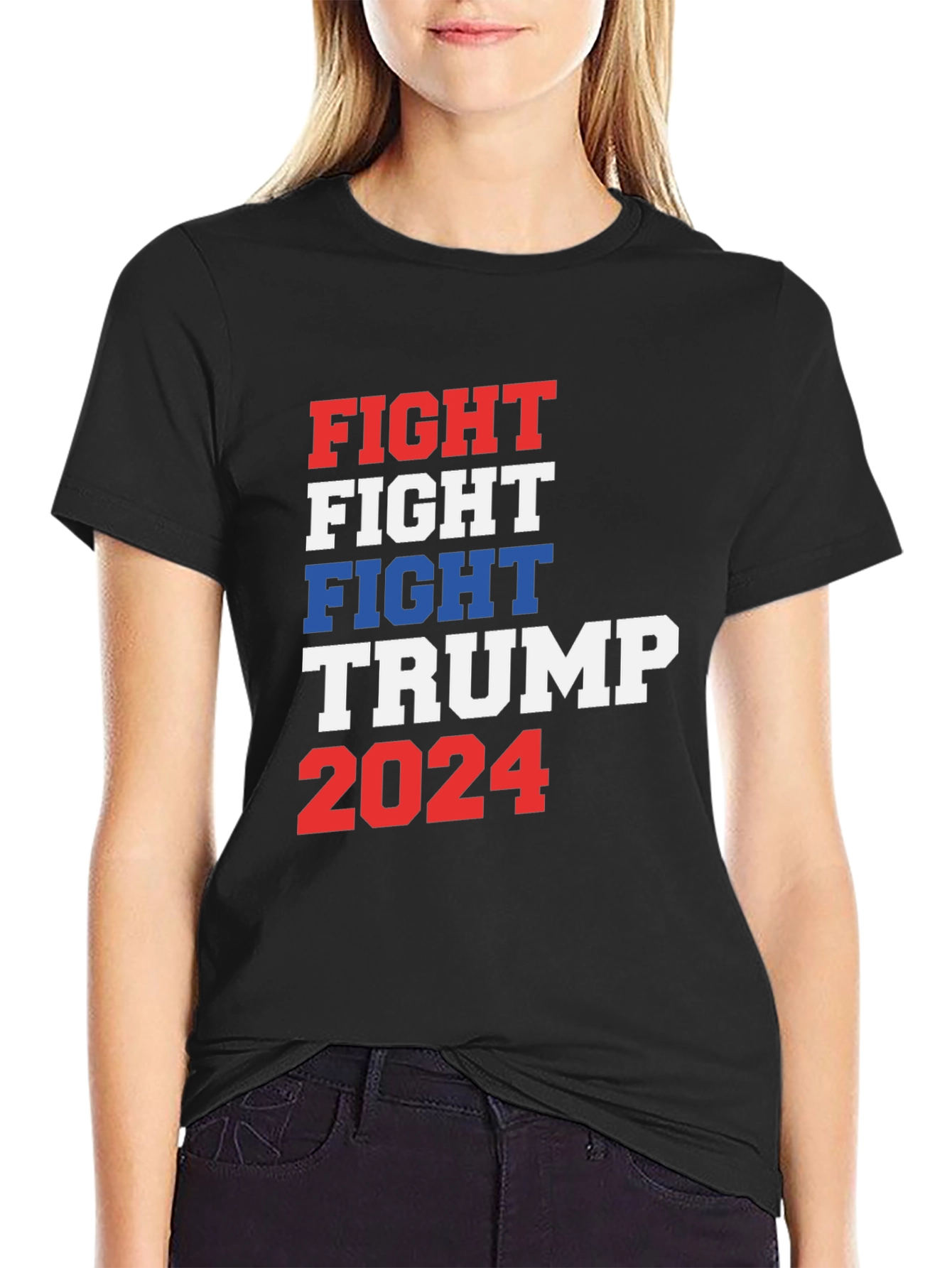 Fight Trump 2024 Graphic T-Shirt