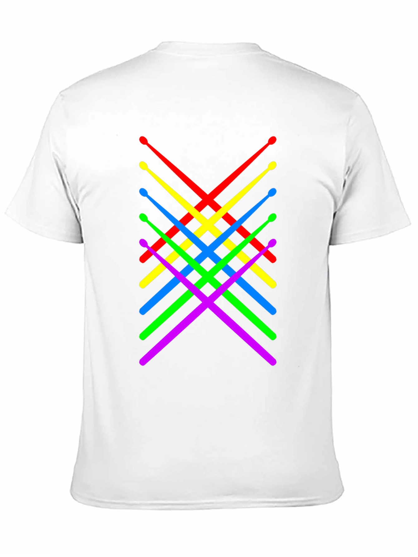 Rainbow Drumsticks Graphic Tee