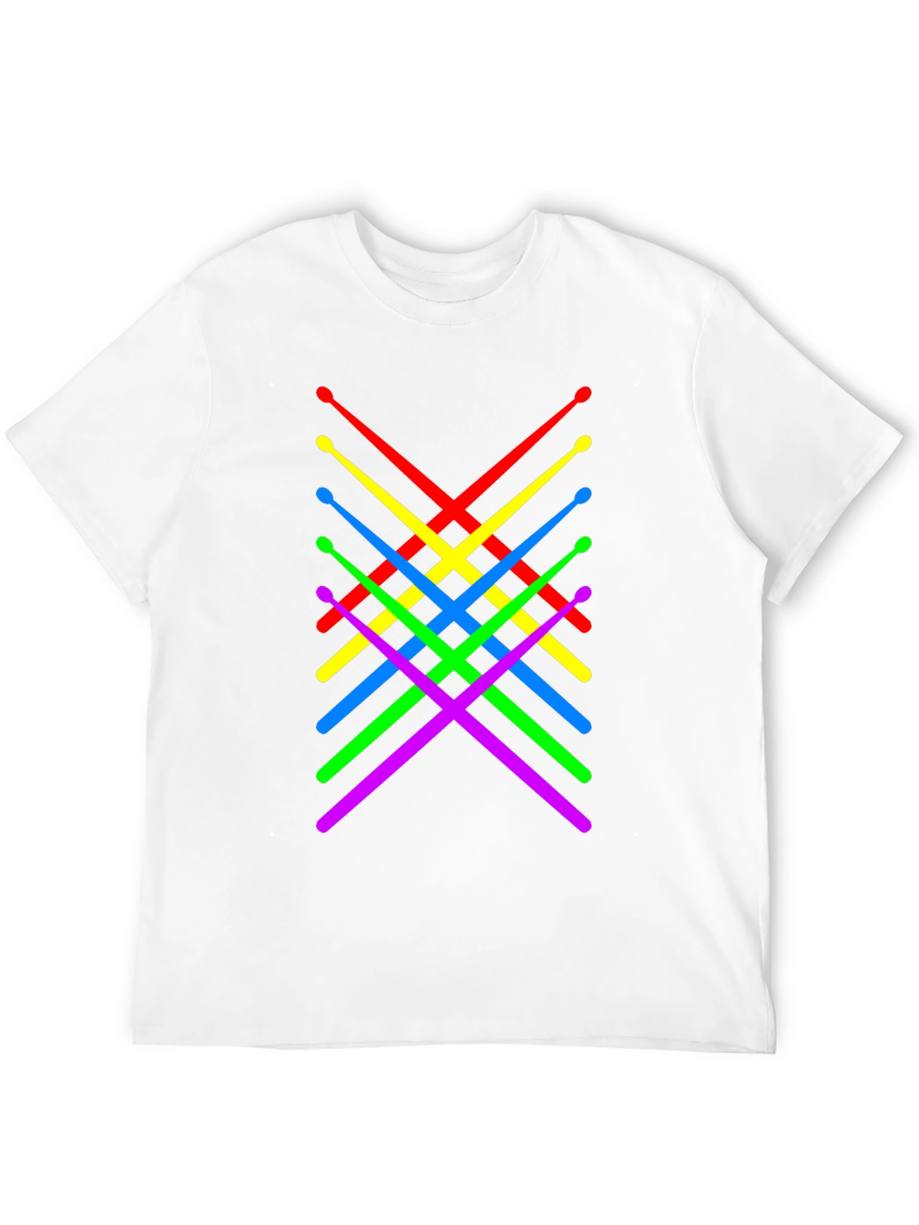 Rainbow Drumsticks Graphic Tee