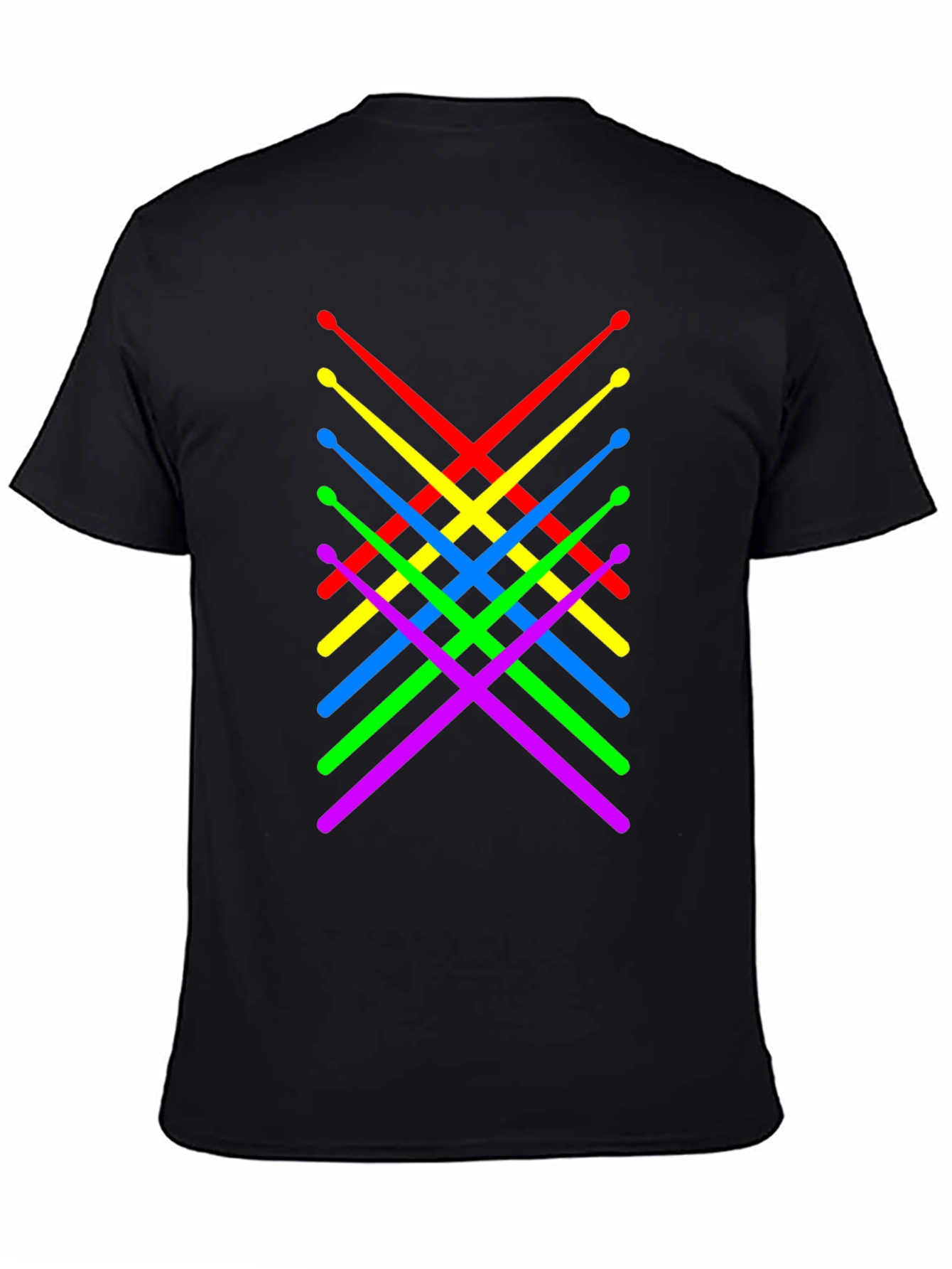 Rainbow Drumsticks Graphic Tee