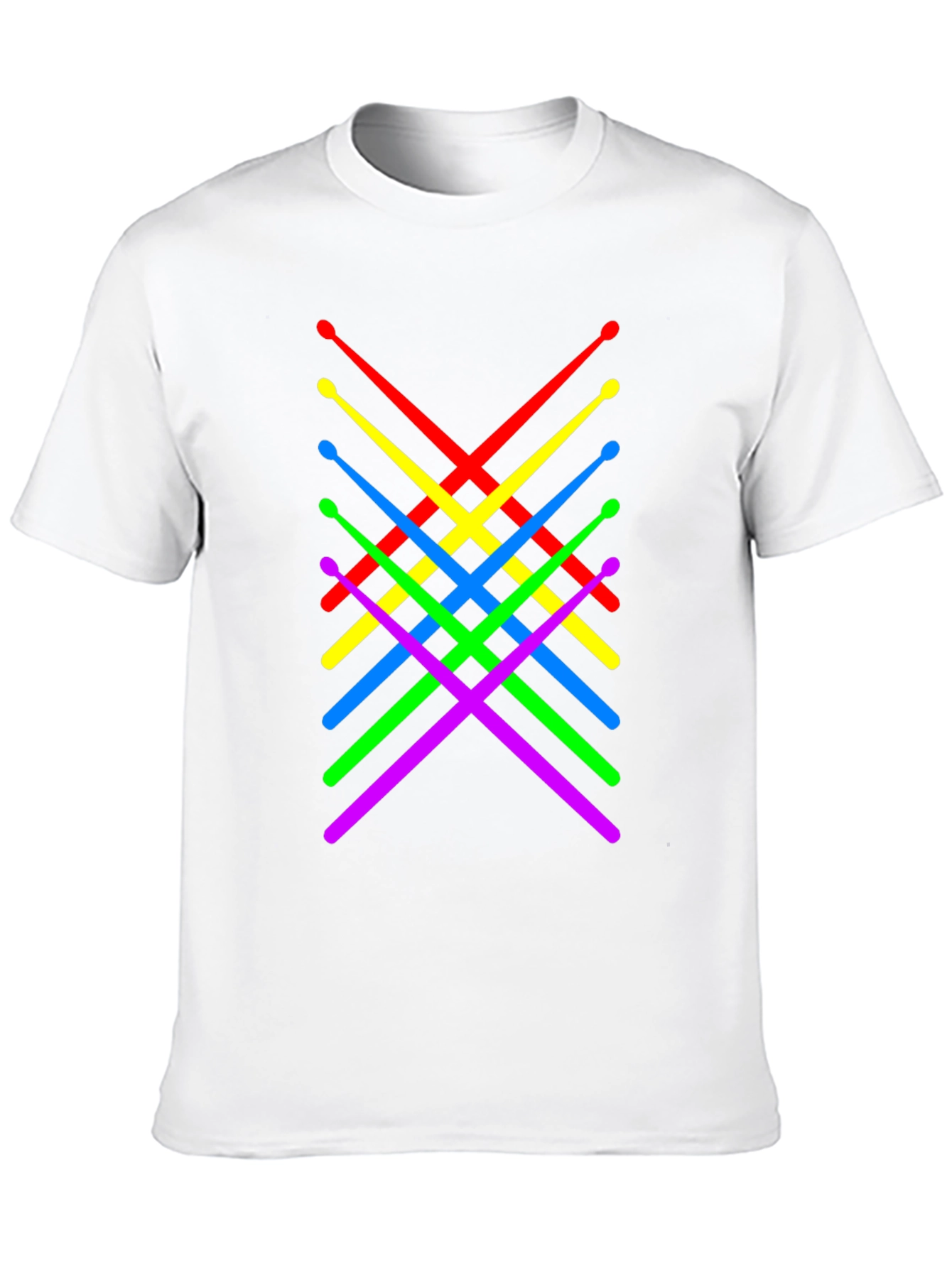 Rainbow Drumsticks Graphic Tee