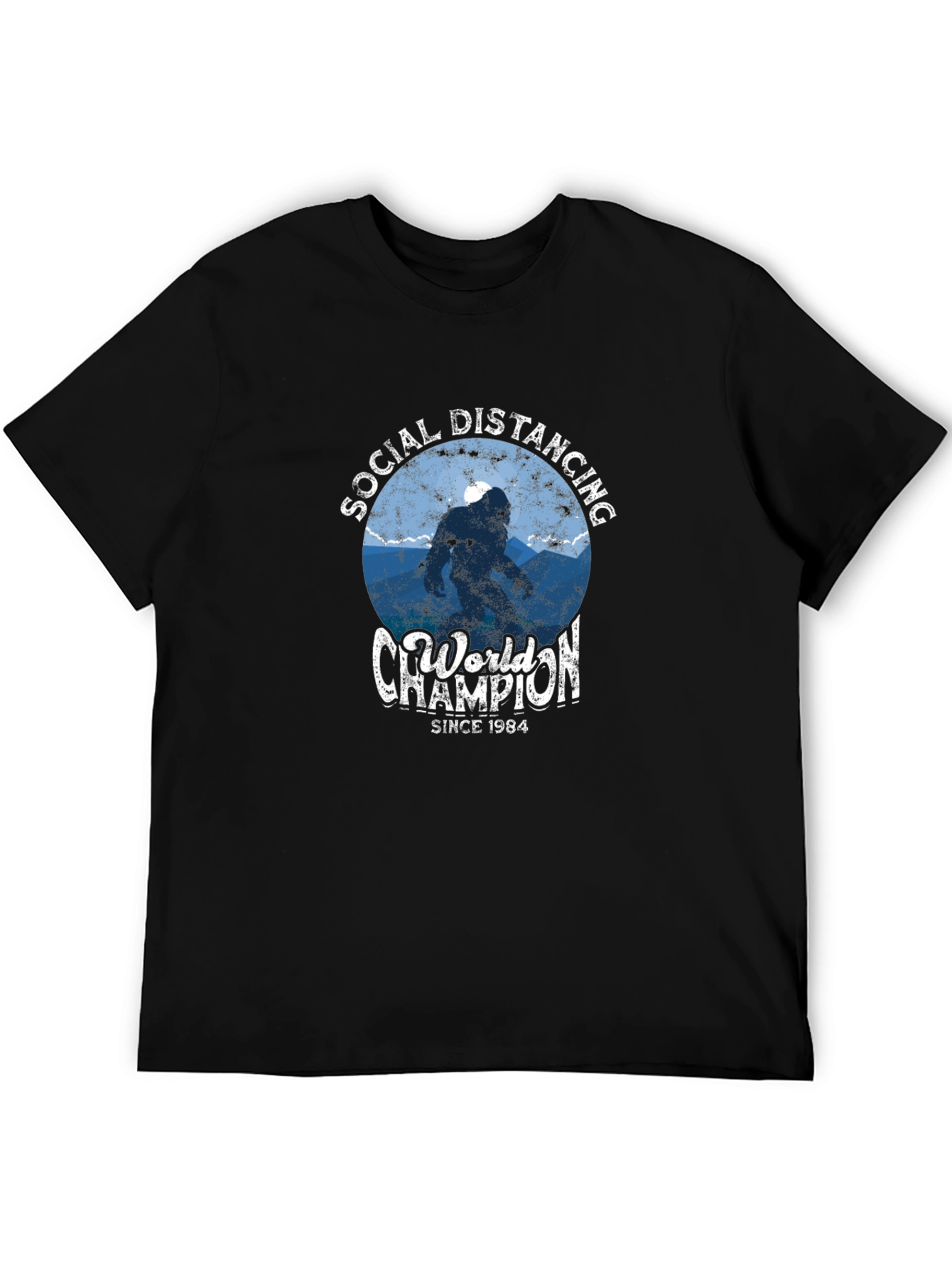 Social Distancing World Champion Graphic Tee
